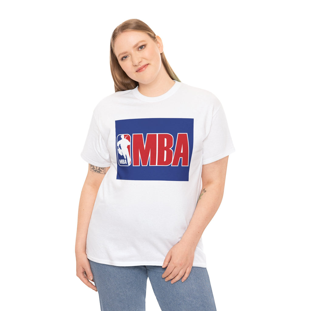 NBA Parody Logo "MBA" T-Shirt