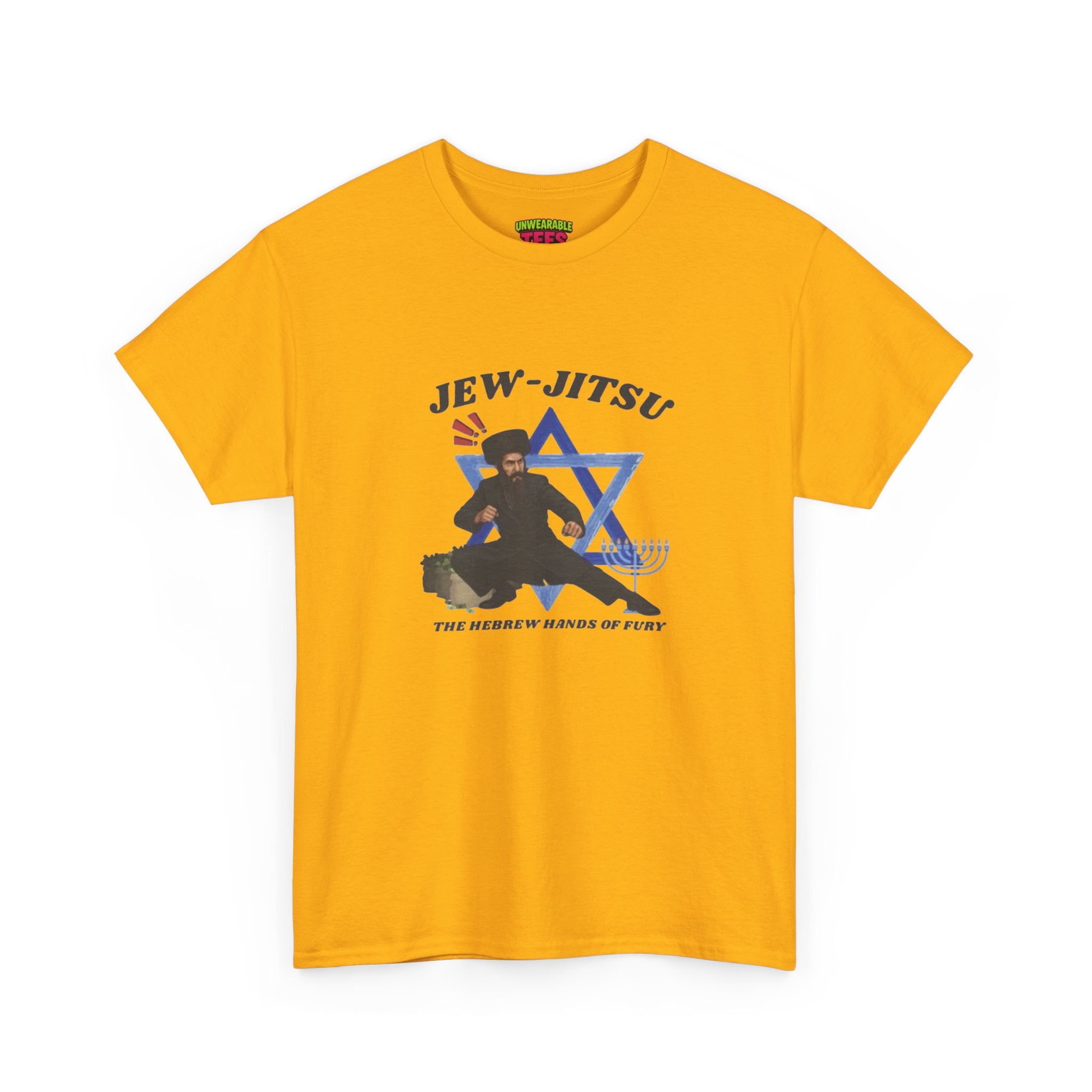 Jew-Jitsu The Hebrew Hands of Fury T-Shirt