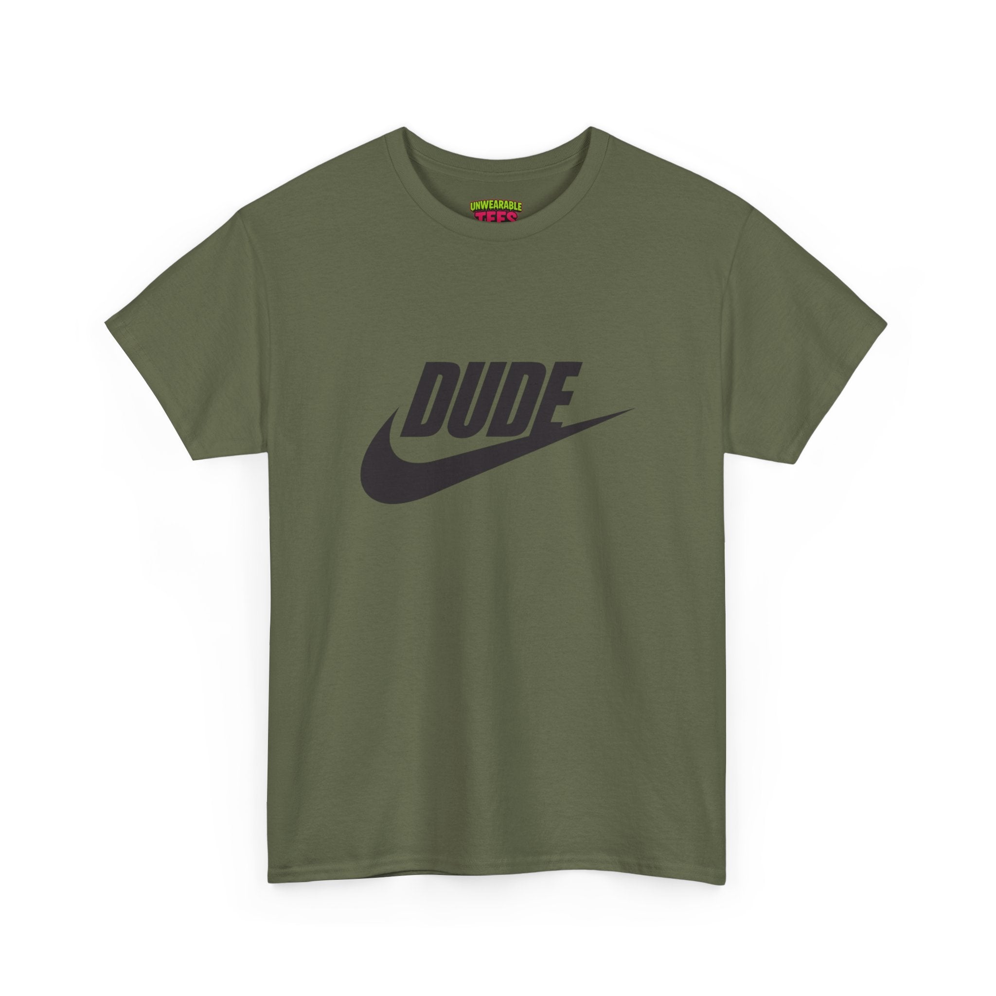 Nike Parody Logo "Dude" T-Shirt