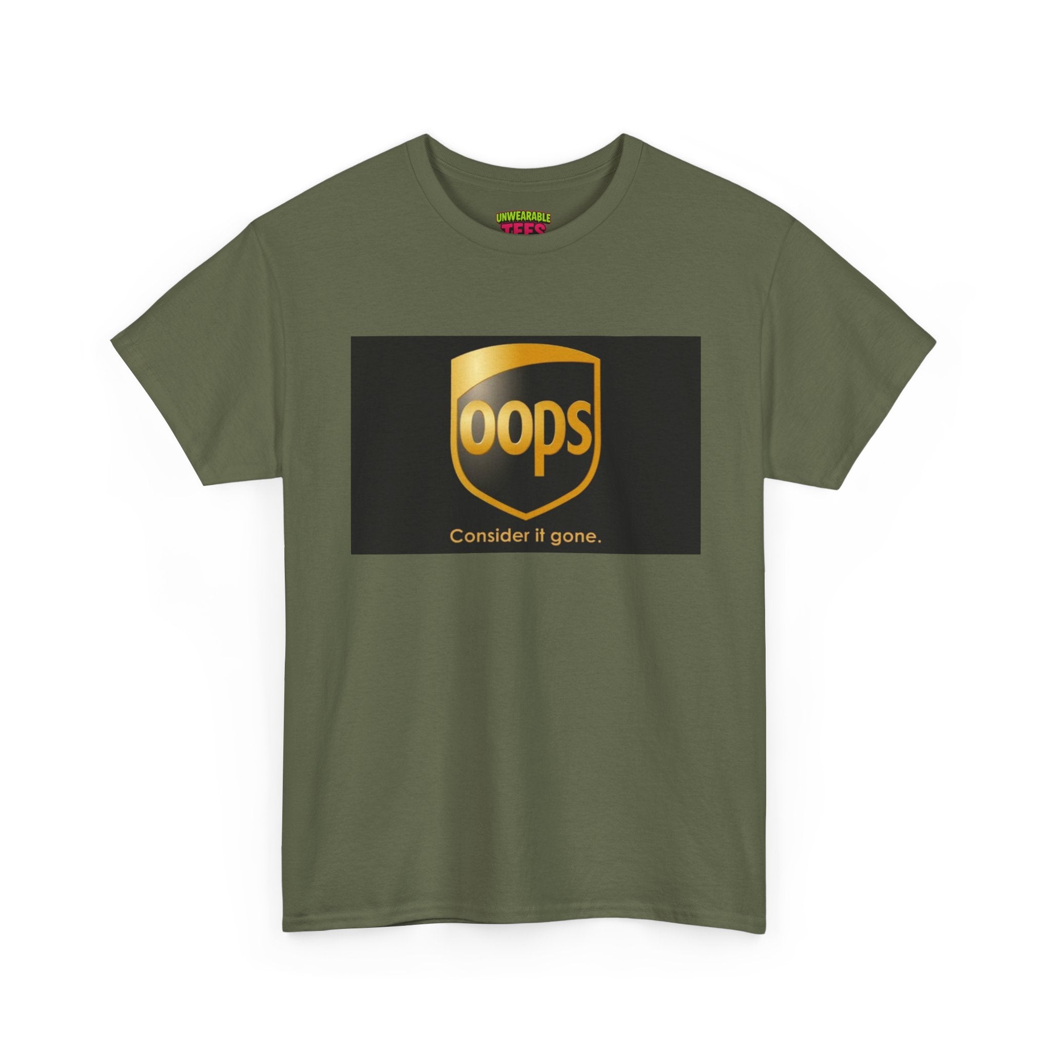UPS Parody Logo "Oops" T-Shirt