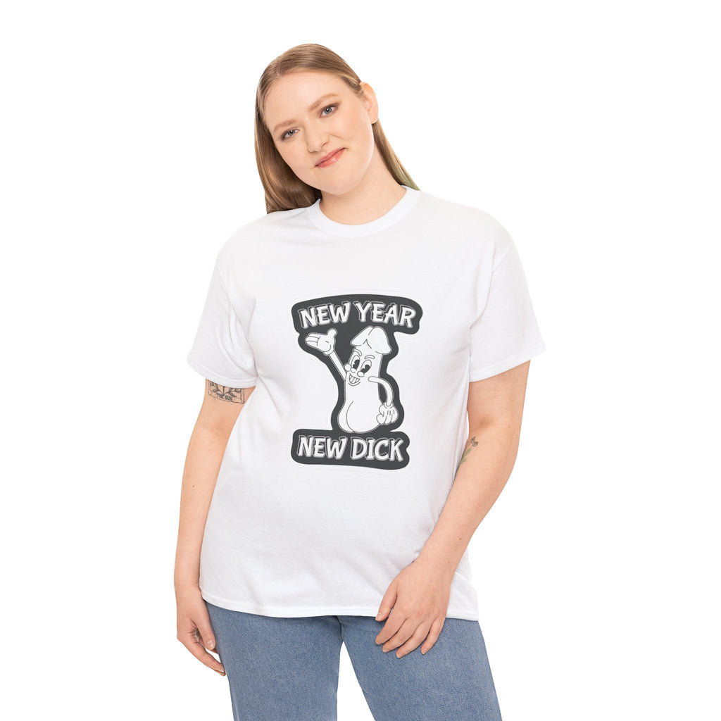 New Year New Dick Inappropriate New Year T-Shirt
