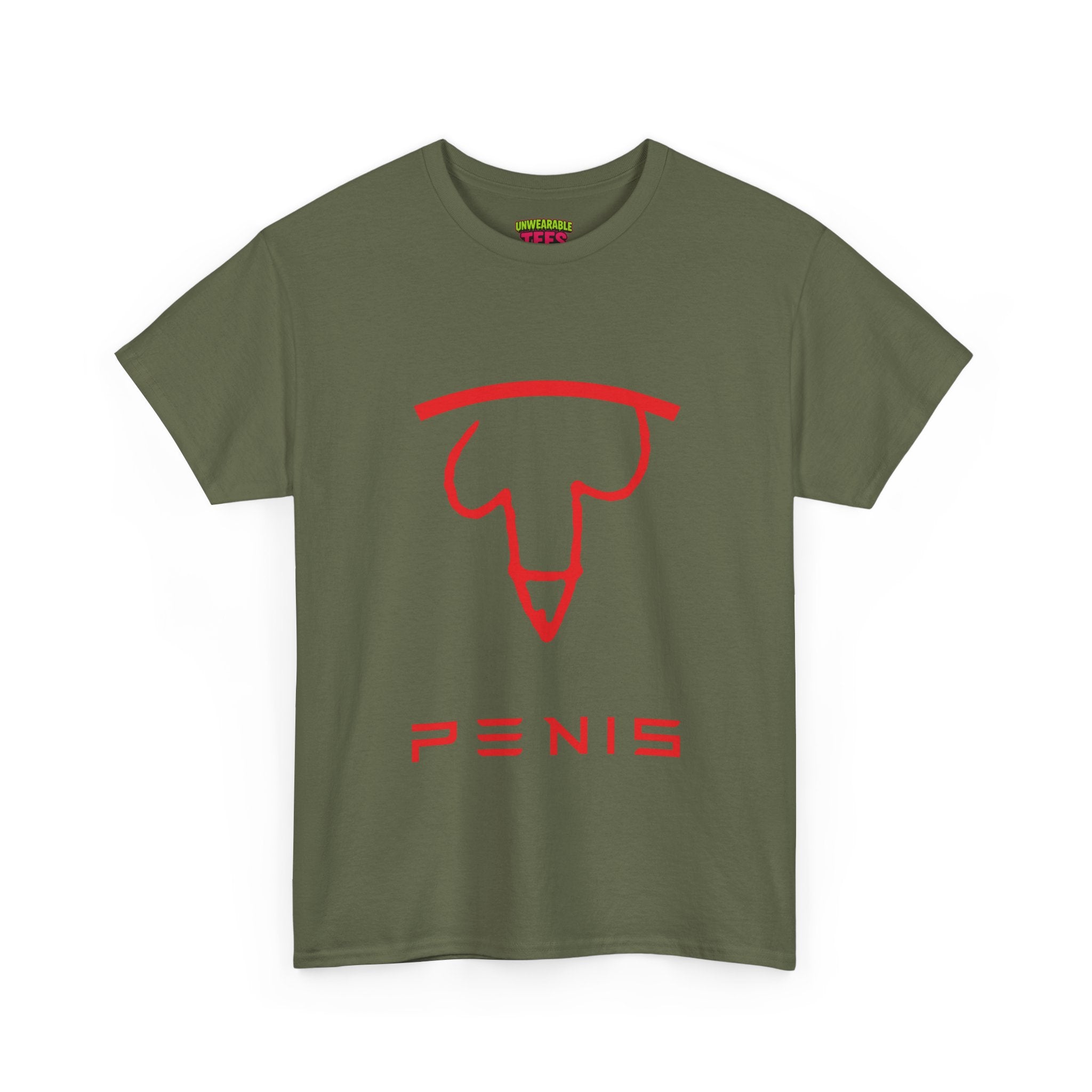 Tesla Parody Logo "Penis" T-Shirt