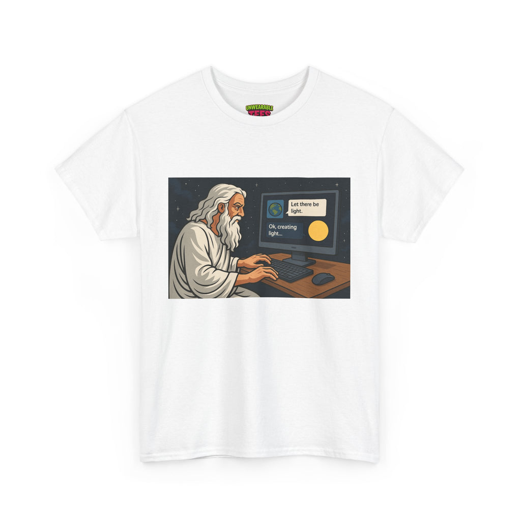 Jesus Vibe-coded World T-Shirt