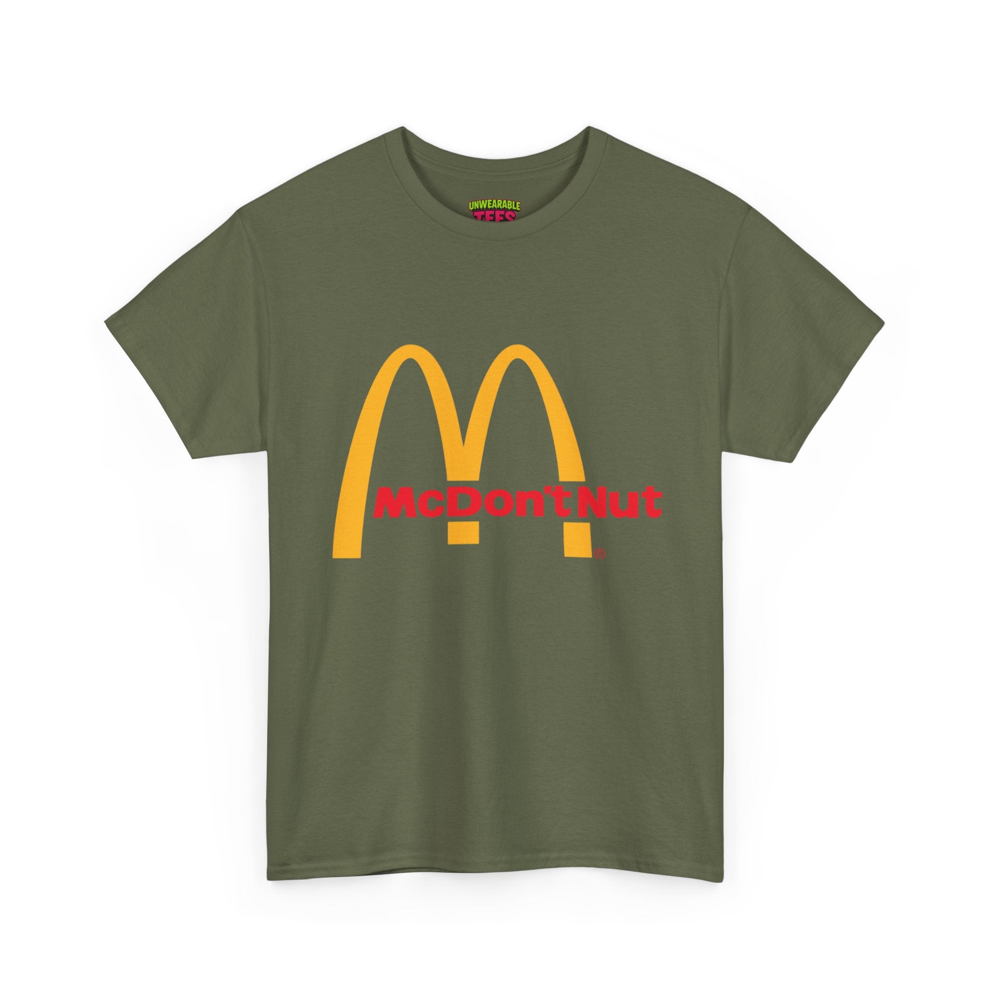 McDonald's Parody Logo "McDon'tNut" T-Shirt