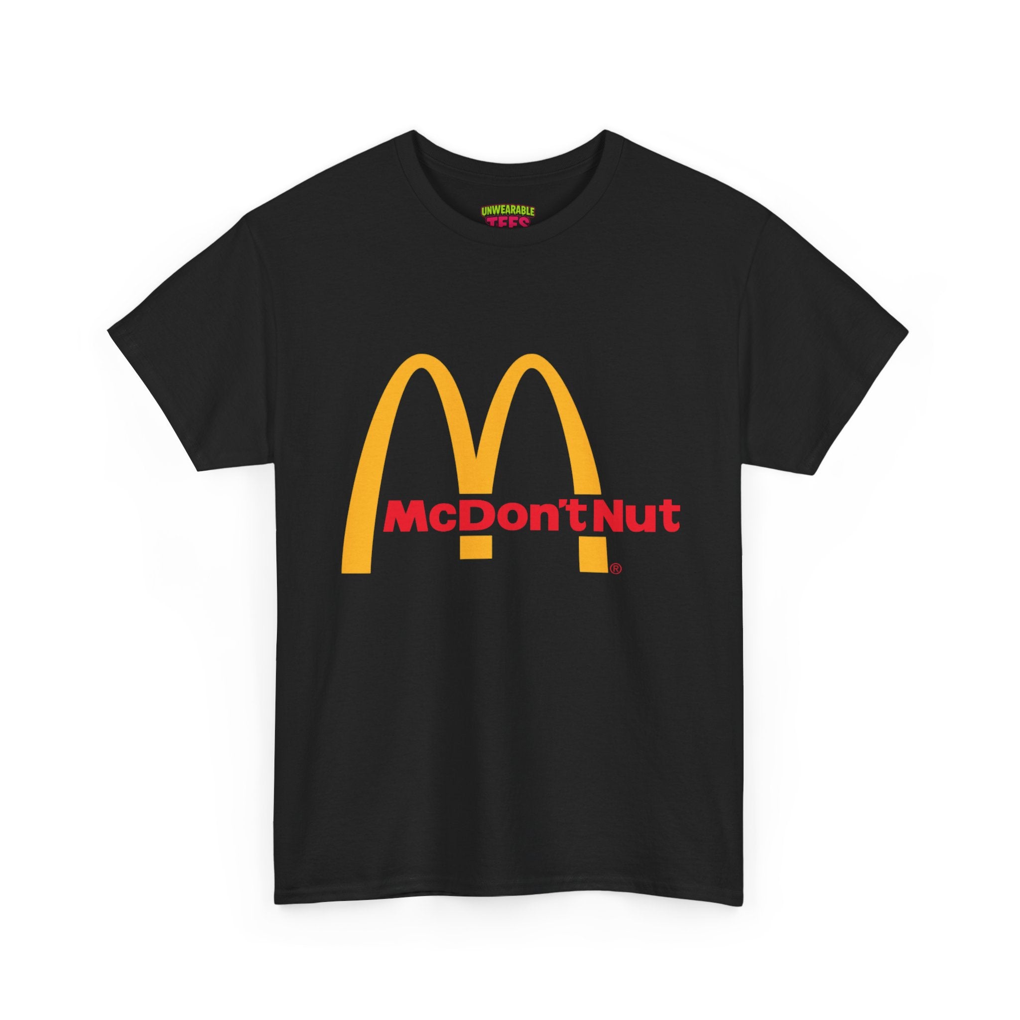McDonald's Parody Logo "McDon'tNut" T-Shirt
