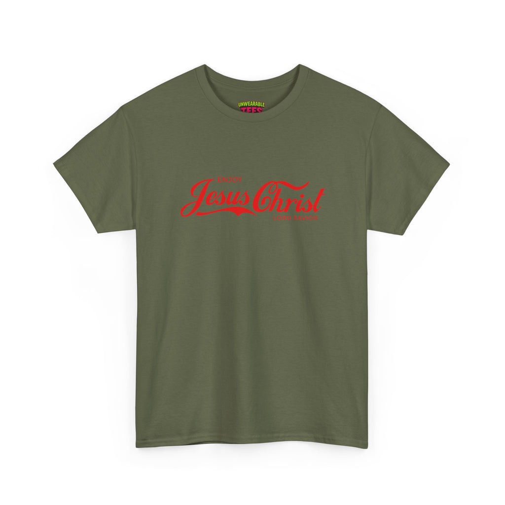 Coca Cola Parody Logo "Jesus Christ" T-Shirt