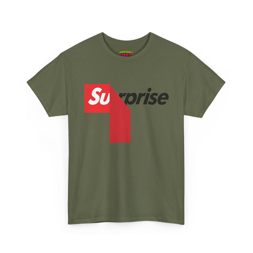 Supreme Parody Logo "Surprise" T-Shirt