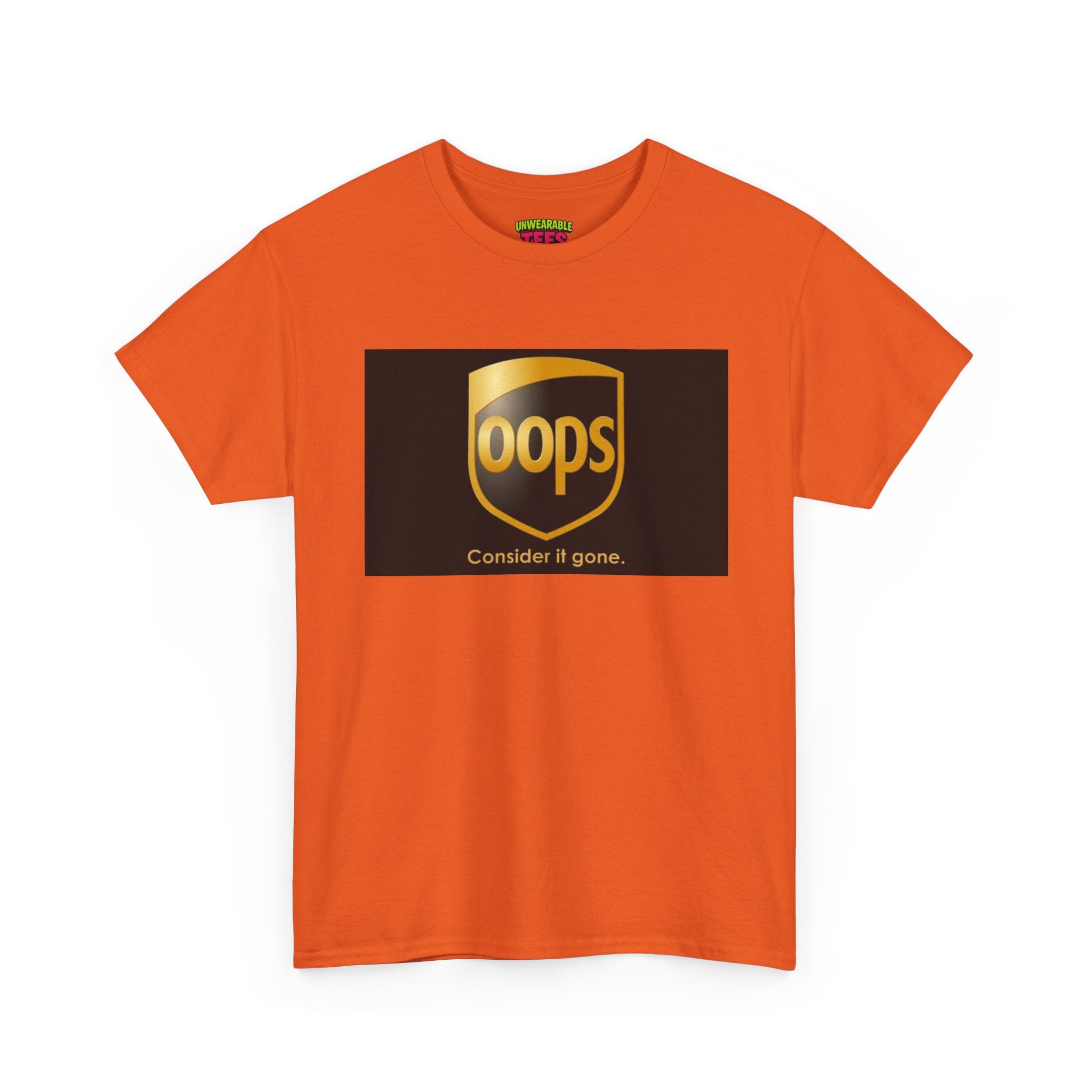 UPS Parody Logo "Oops" T-Shirt