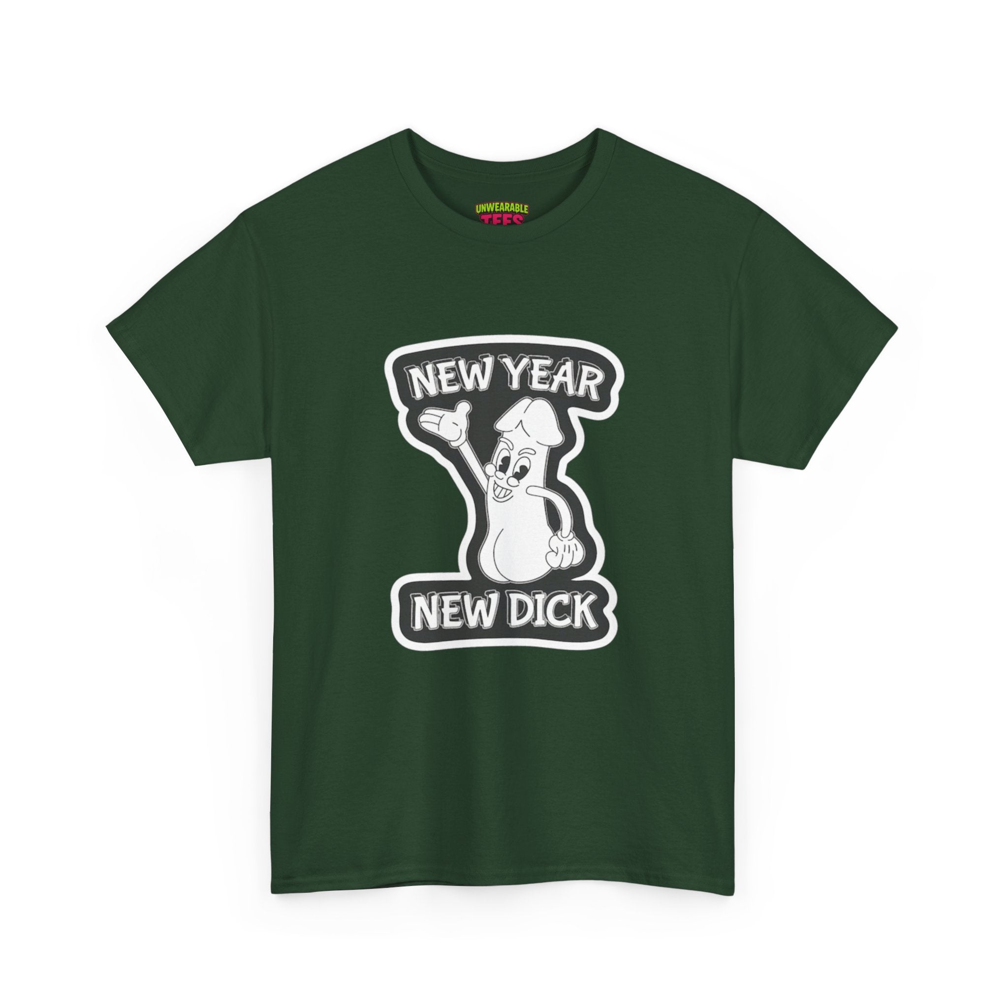 New Year New Dick Inappropriate New Year T-Shirt