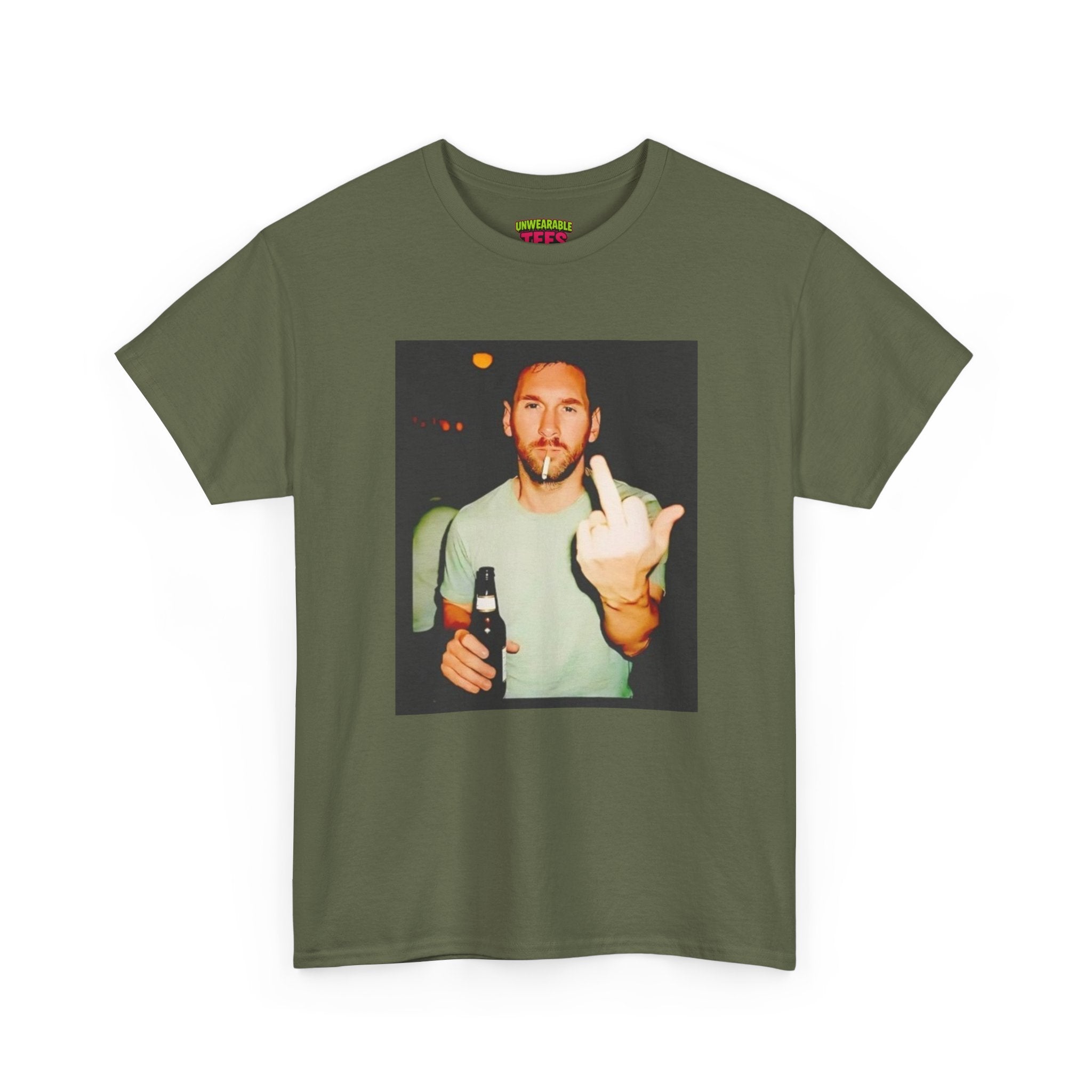 Lionel Messi Happy Hour Middle Finger T-Shirt