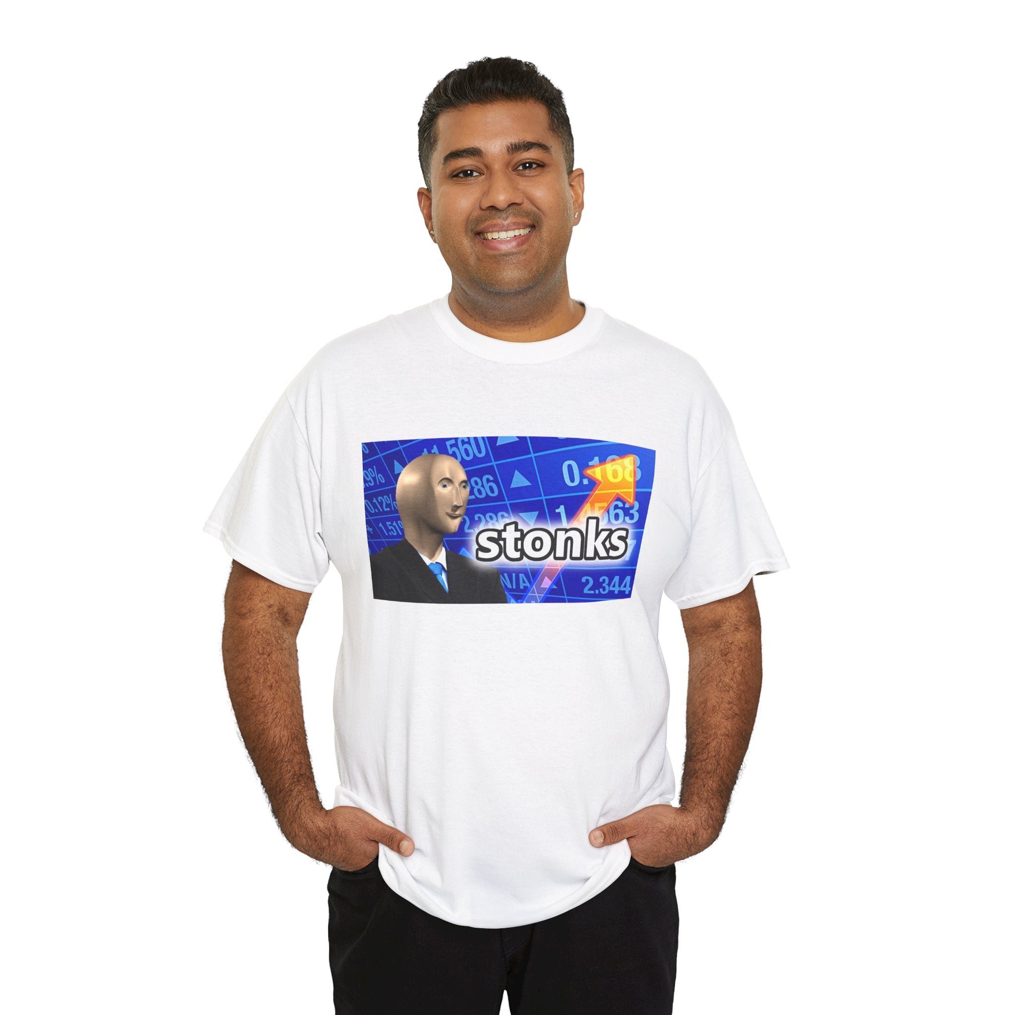 Stonks Stock Market Meme T-Shirt