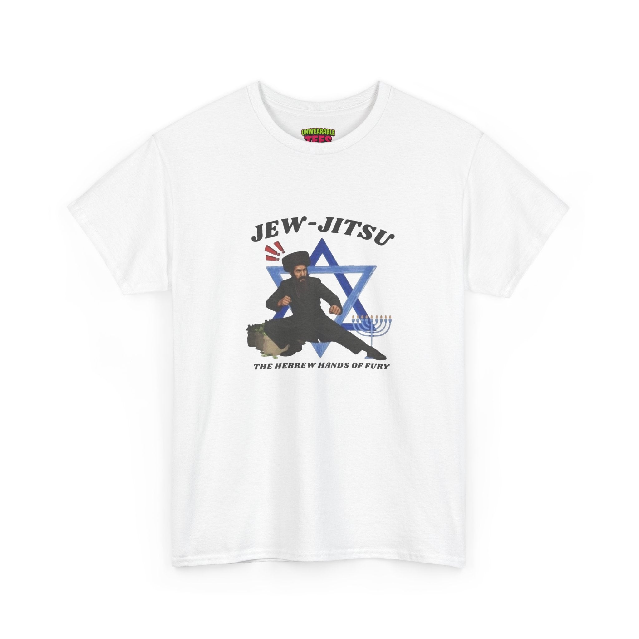 Jew-Jitsu The Hebrew Hands of Fury T-Shirt