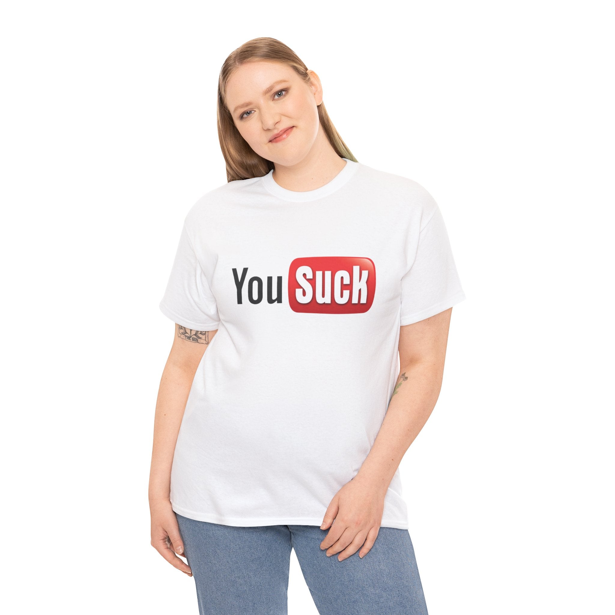 YouTube Parody Logo "YouSuck" T-Shirt