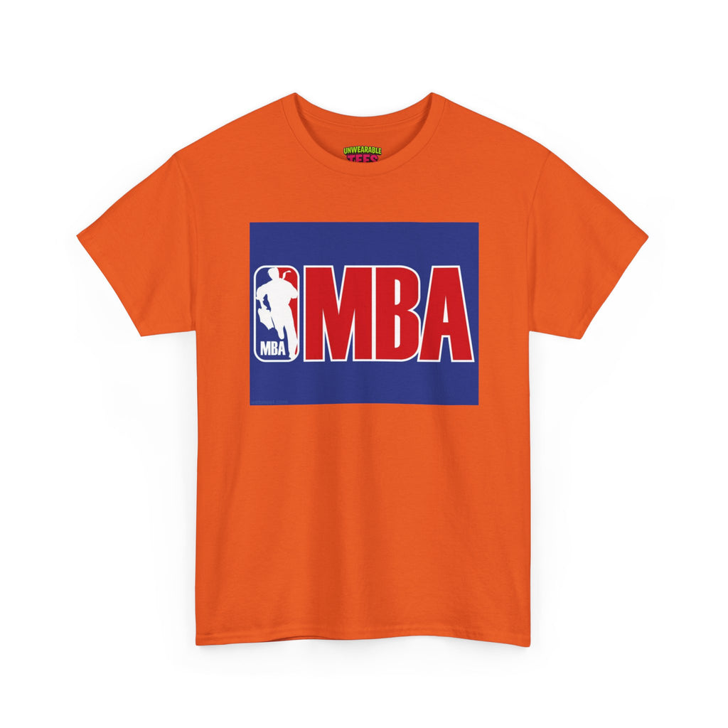NBA Parody Logo "MBA" T-Shirt