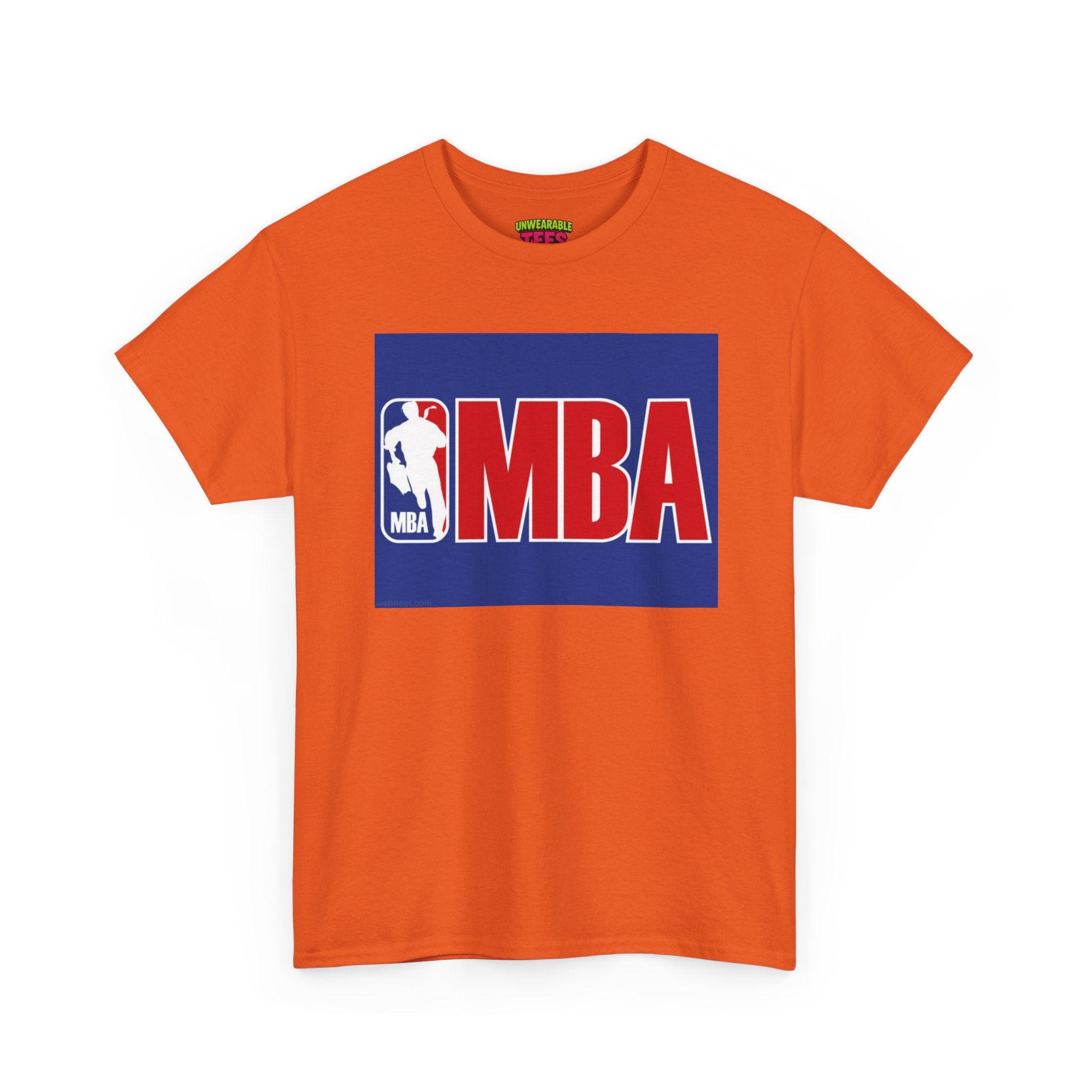 NBA Parody Logo "MBA" T-Shirt