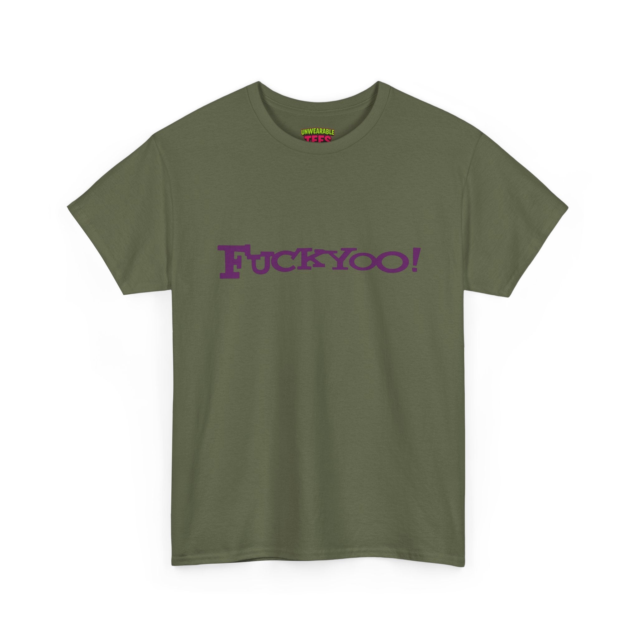 Yahoo Parody Logo "Fuckyoo" T-Shirt