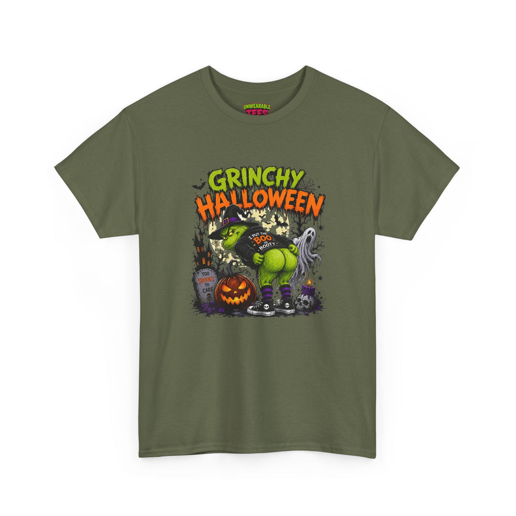 Grinchy Halloween Inappropriate Halloween T-Shirt