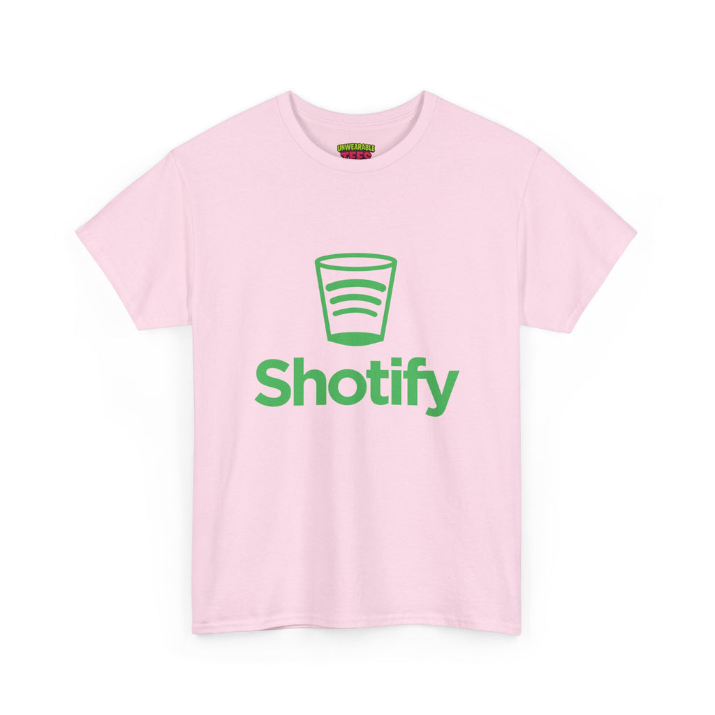 Spotify Parody Logo "Shotify" T-Shirt