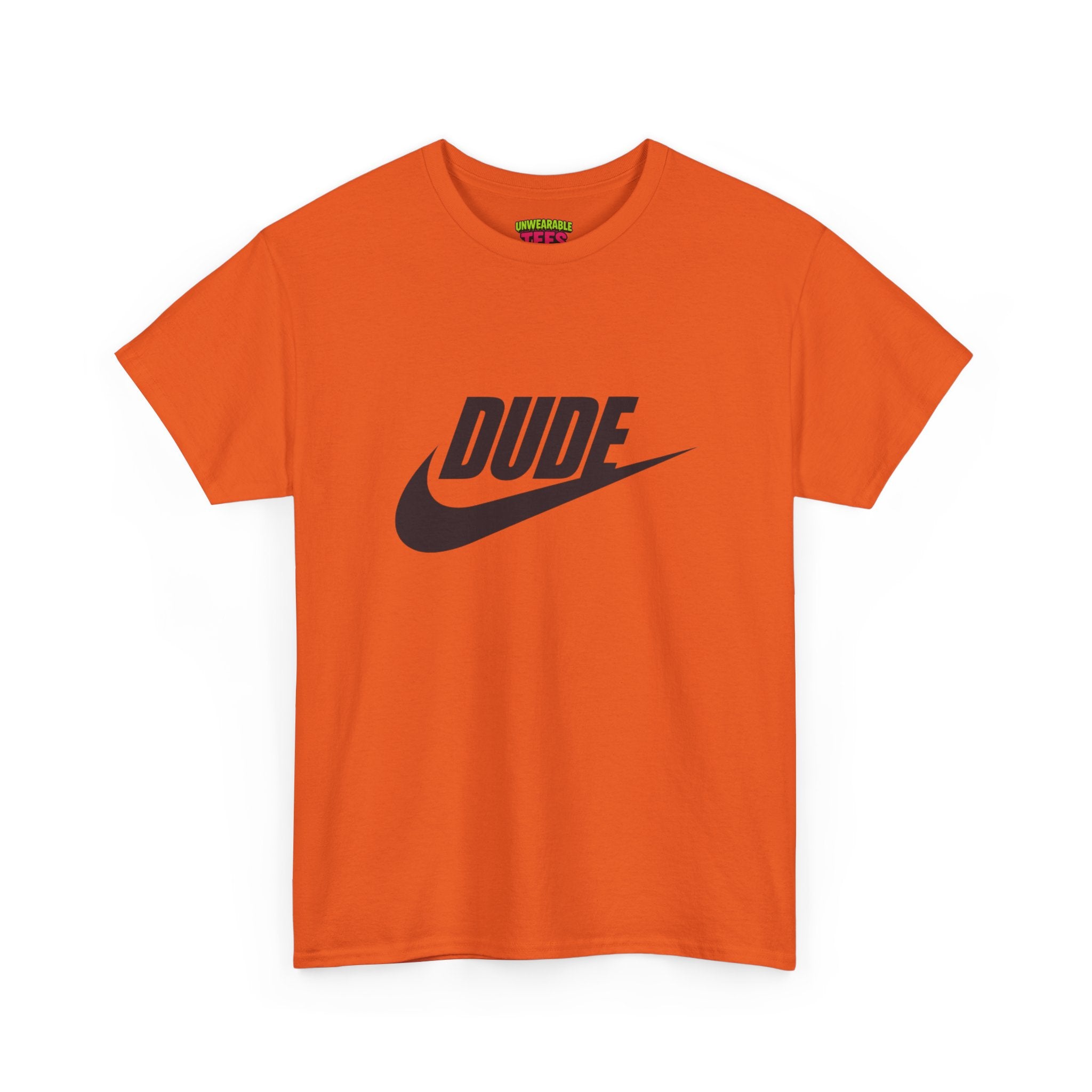 Nike Parody Logo "Dude" T-Shirt