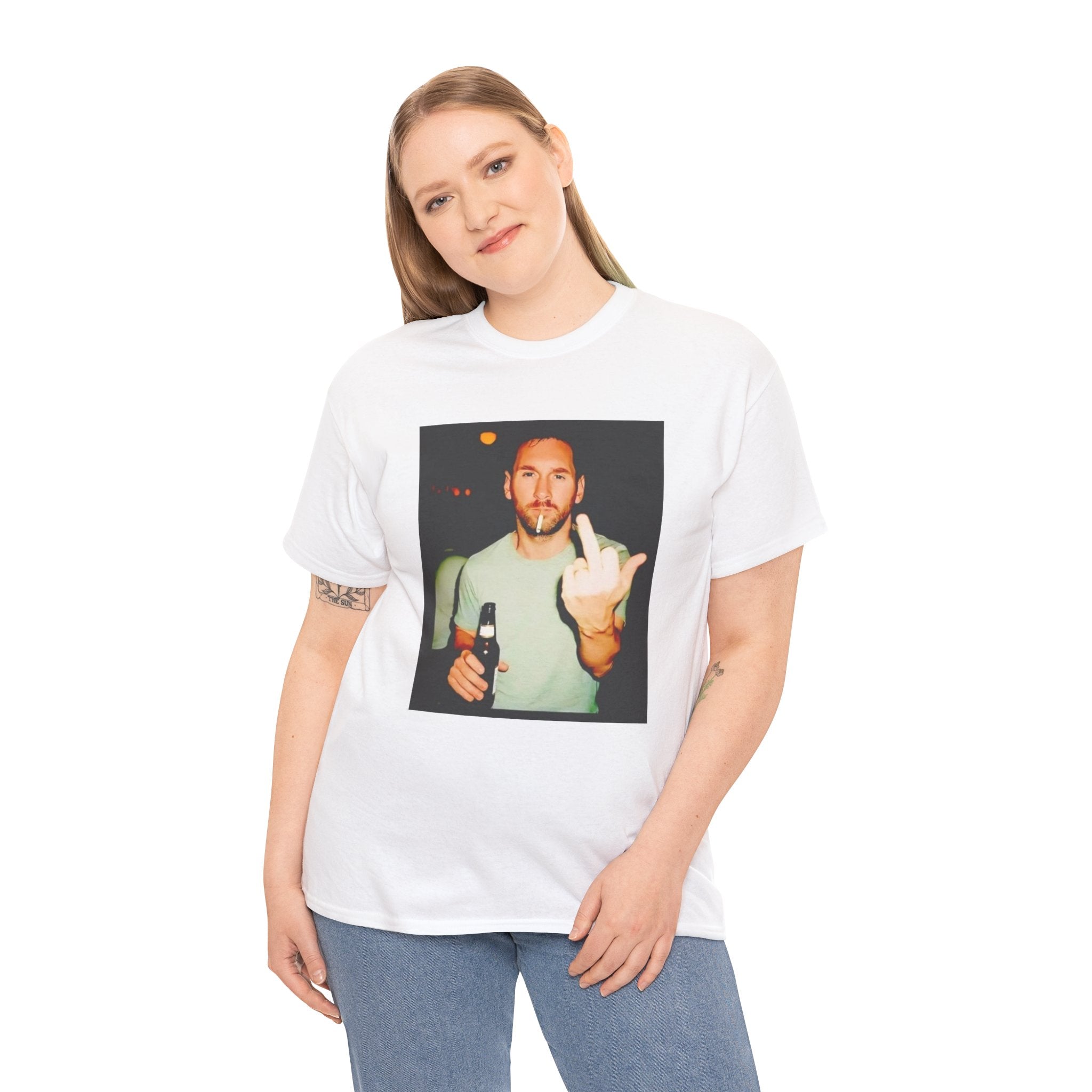 Lionel Messi Happy Hour Middle Finger T-Shirt