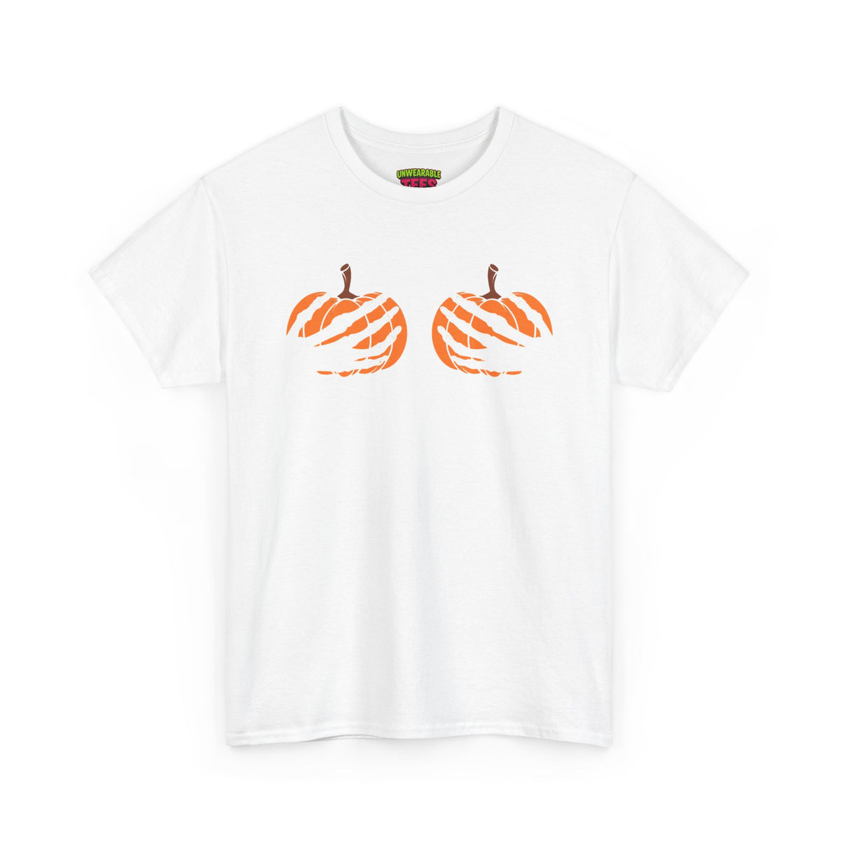 Boobs Pumpkins Inappropriate Halloween T-Shirt