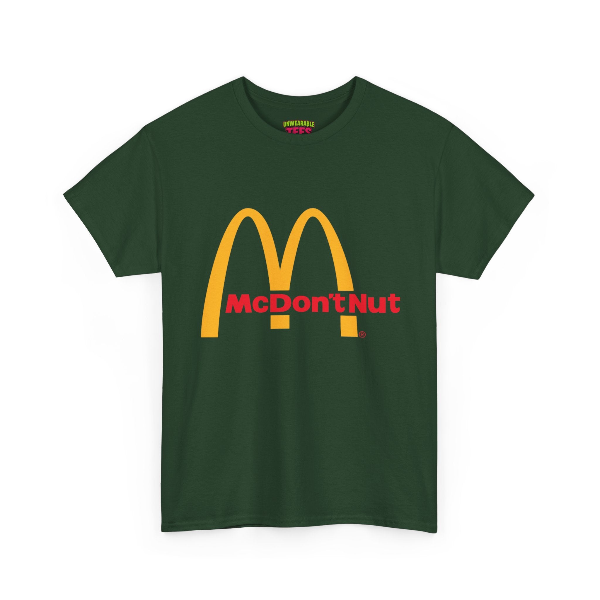 McDonald's Parody Logo "McDon'tNut" T-Shirt