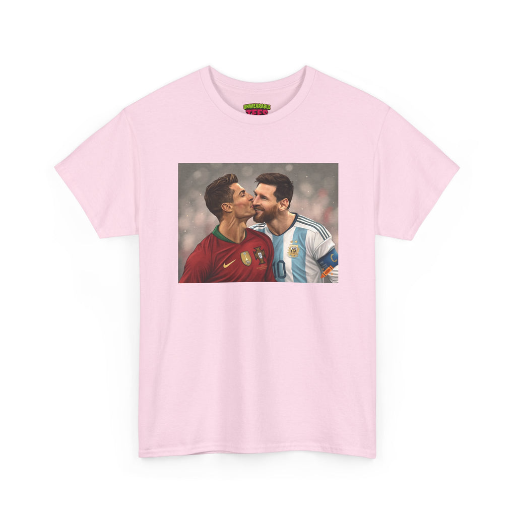 Cristiano Ronaldo and Lionel Messi Kissing T-Shirt