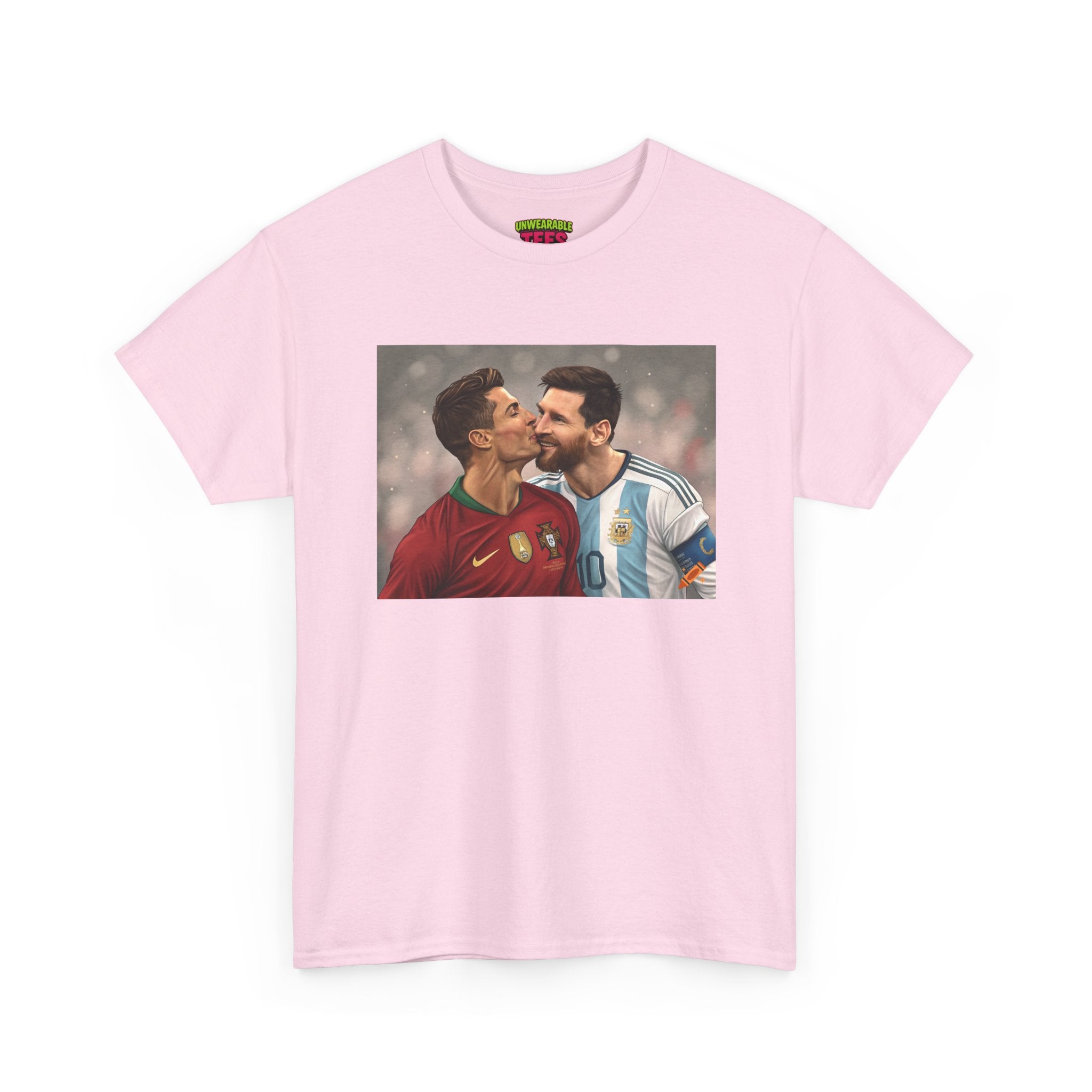 Cristiano Ronaldo and Lionel Messi Kissing T-Shirt