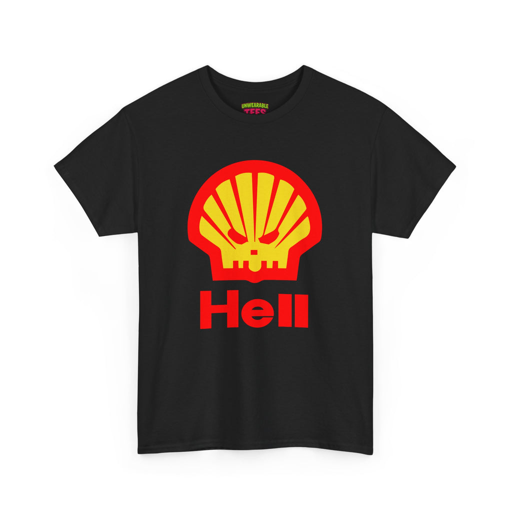 Shell Hell Parody Sticker Shell Parody Logo
