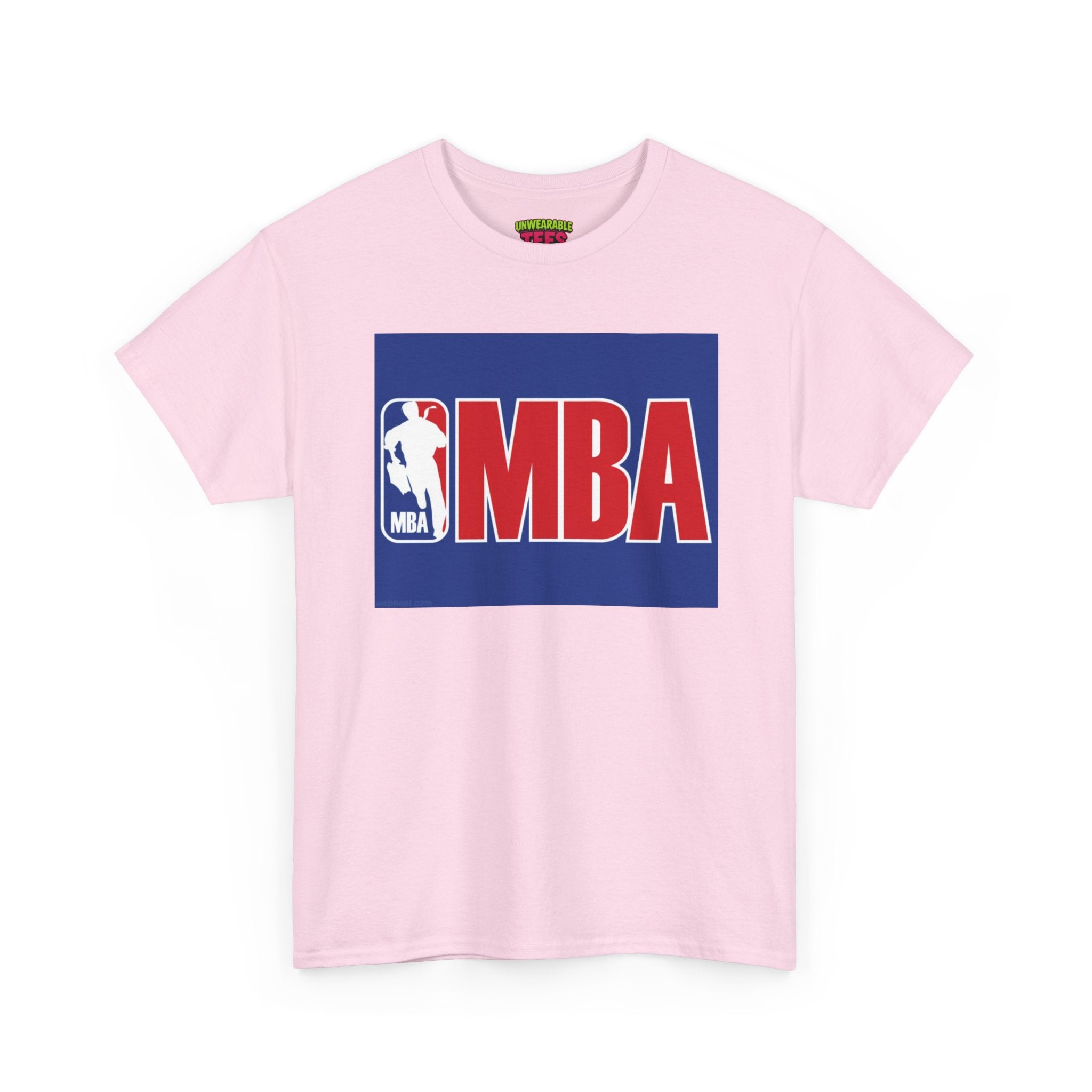 NBA Parody Logo "MBA" T-Shirt