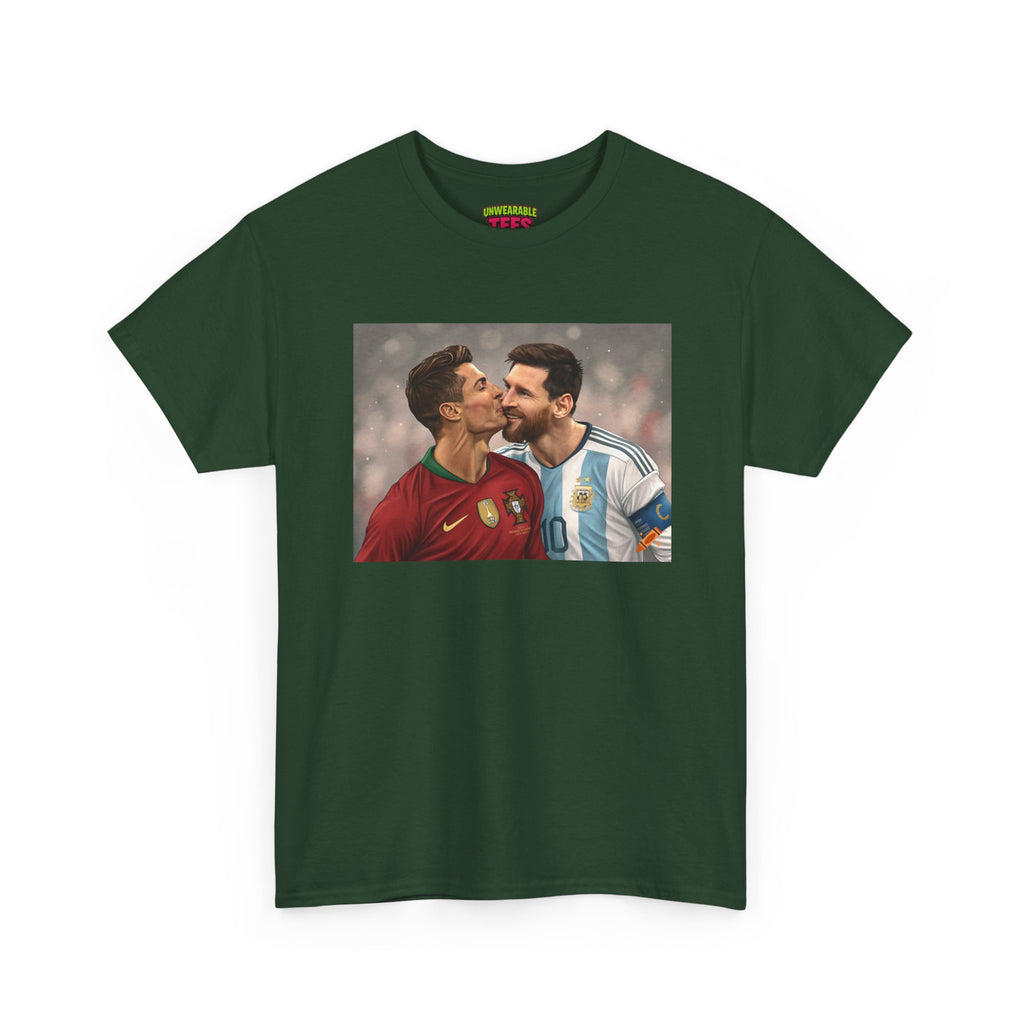 Cristiano Ronaldo and Lionel Messi Kissing T-Shirt