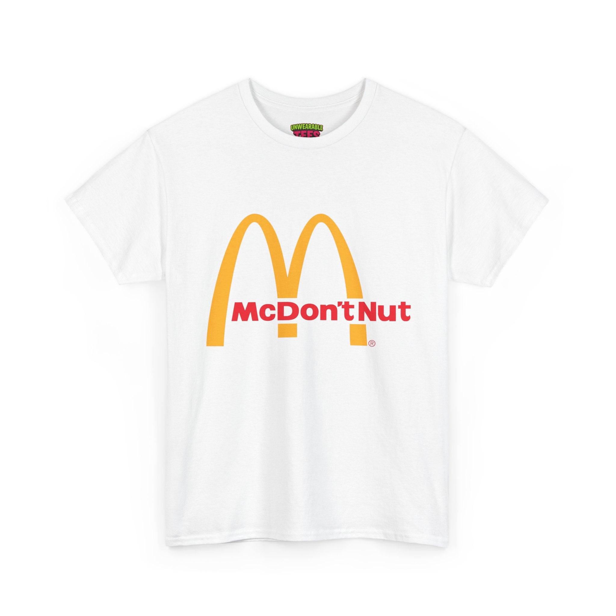 McDonald's Parody Logo "McDon'tNut" T-Shirt
