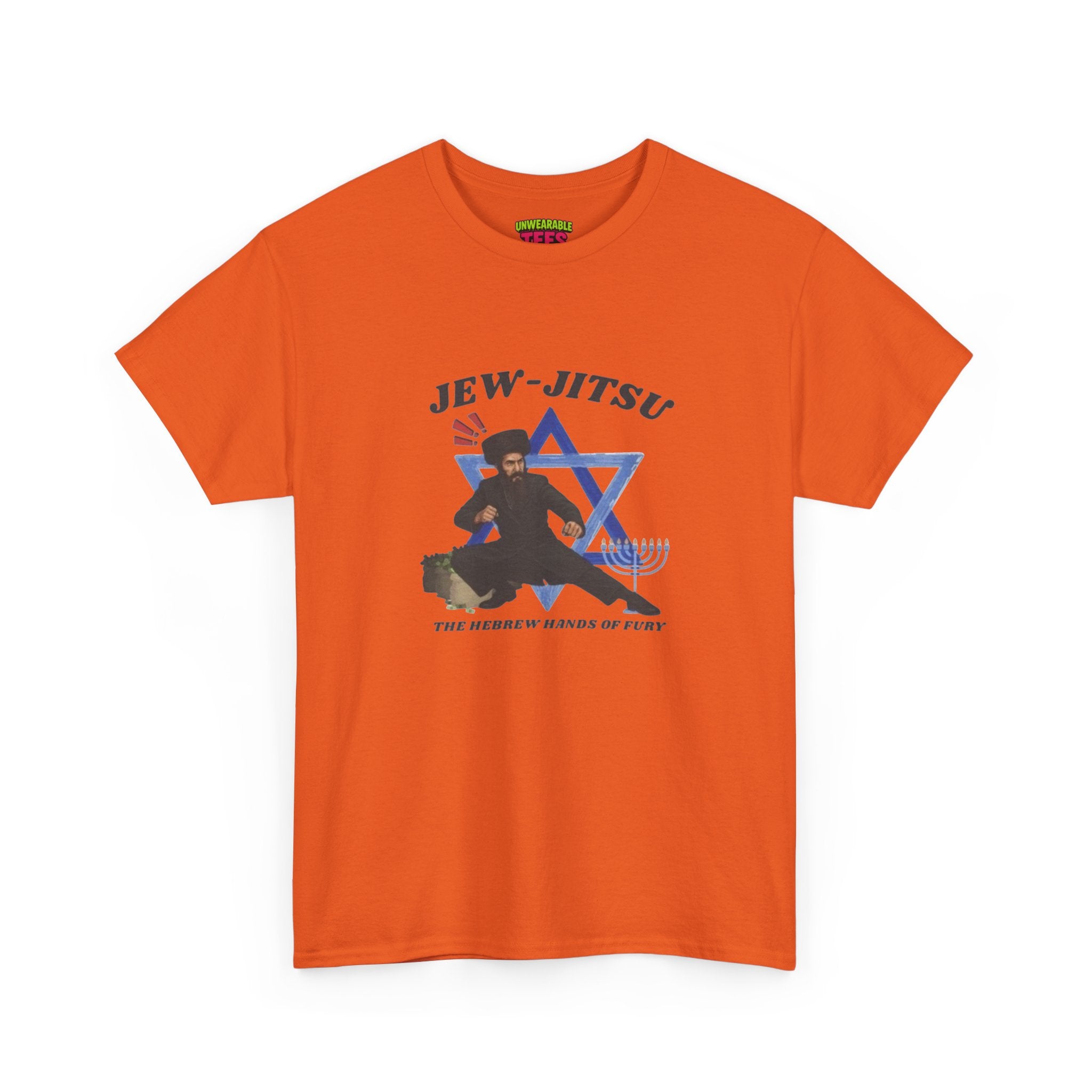 Jew-Jitsu The Hebrew Hands of Fury T-Shirt