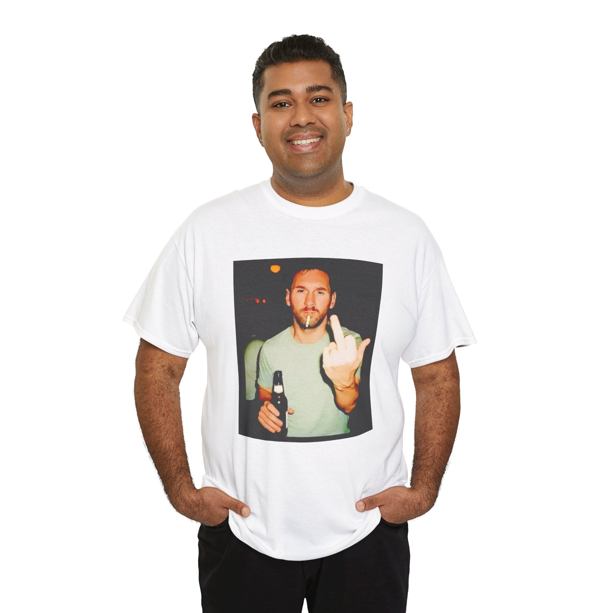 Lionel Messi Happy Hour Middle Finger T-Shirt