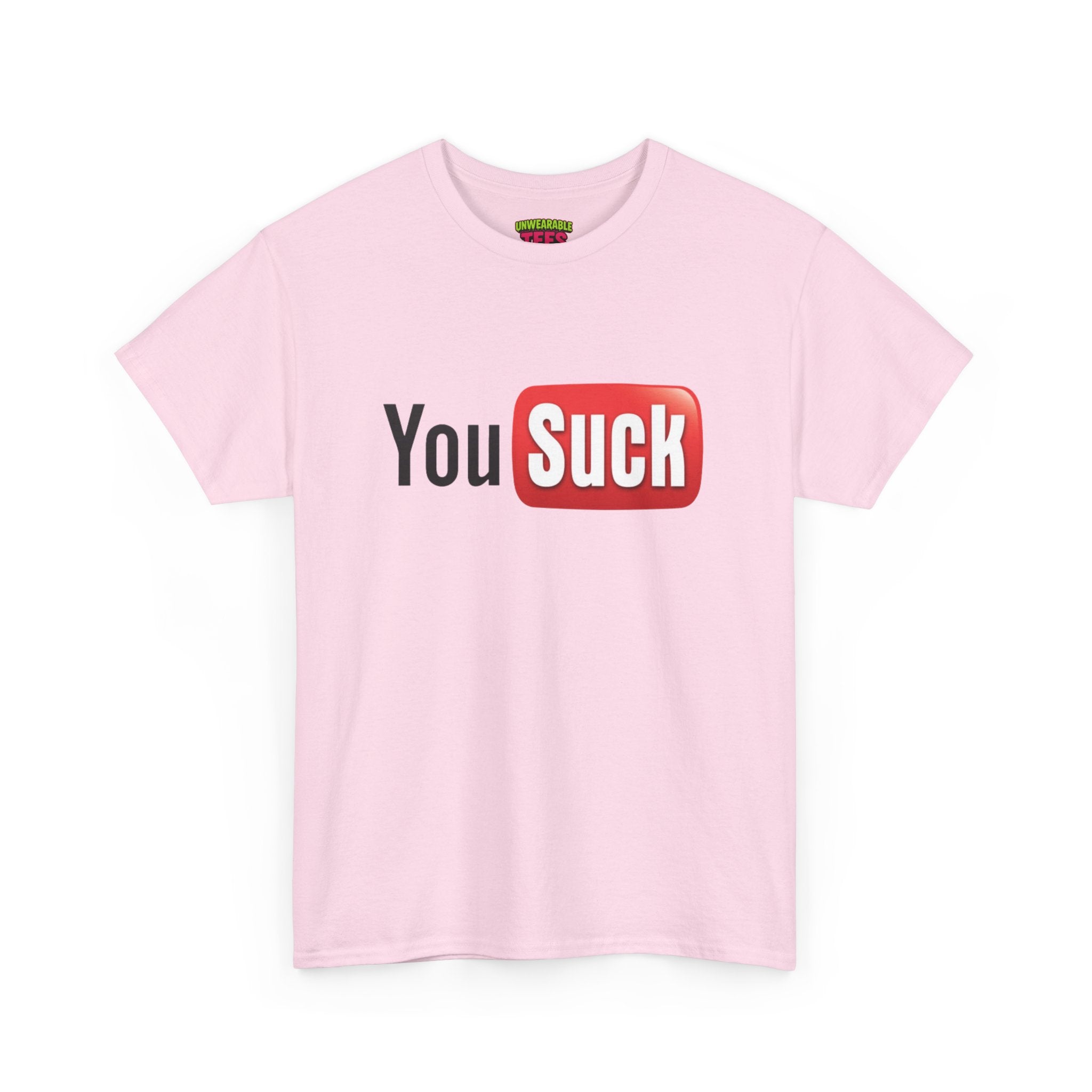 YouTube Parody Logo "YouSuck" T-Shirt