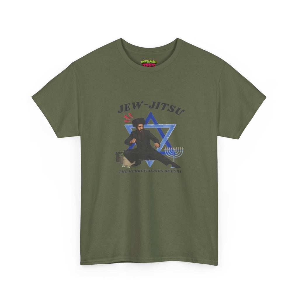 Jew-Jitsu The Hebrew Hands of Fury T-Shirt