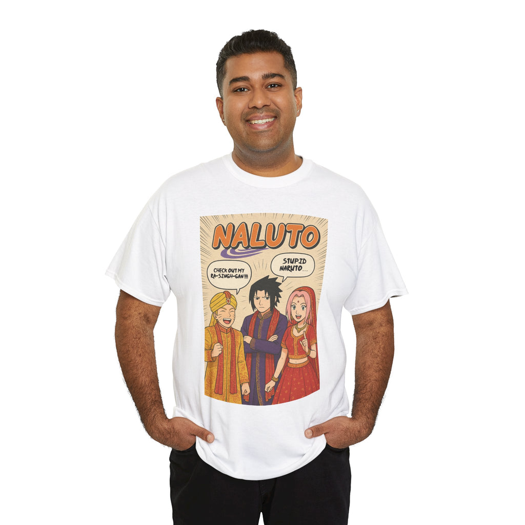 Naruto Memes "Naluto" Indian Naruto T-Shirt