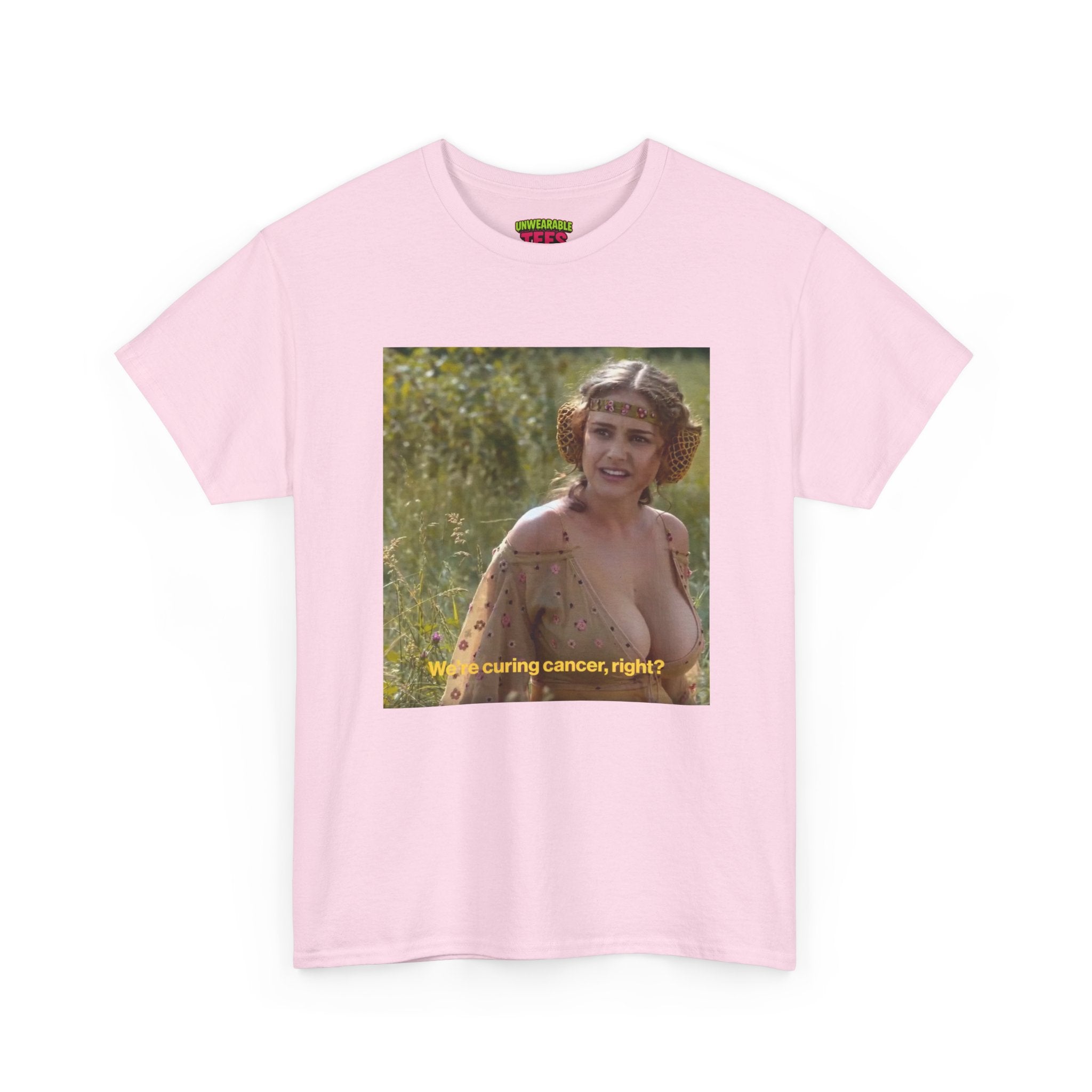 We're Curing Cancer Right T-Shirt