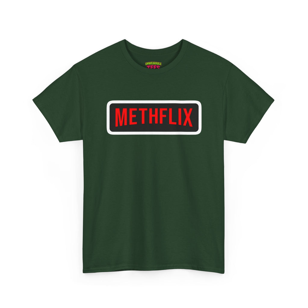 Netflix Parody Logo "Methflix" T-Shirt