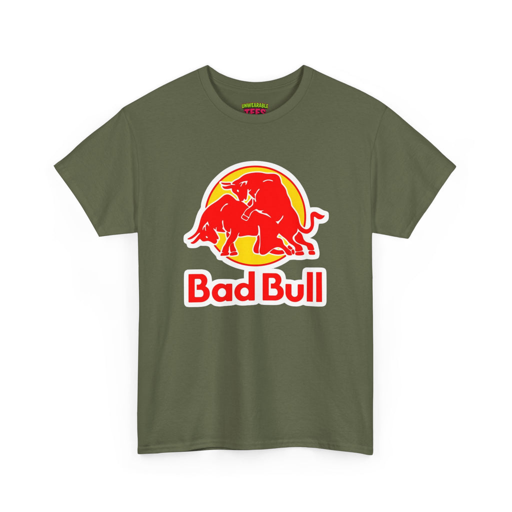 Red Bull Parody Logo "Bad Bull" T-Shirt