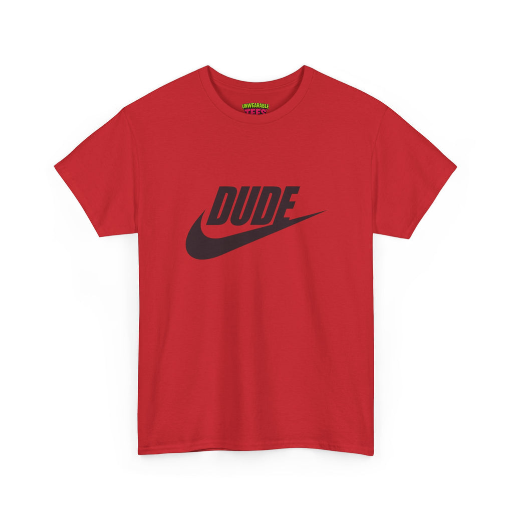 Nike Parody Logo "Dude" T-Shirt