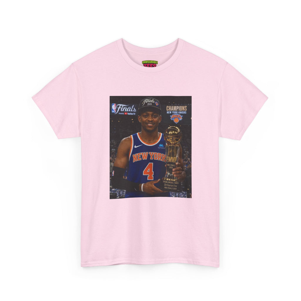 De'Aaron Fox New York Knicks 2026 NBA Finals MVP T-Shirt