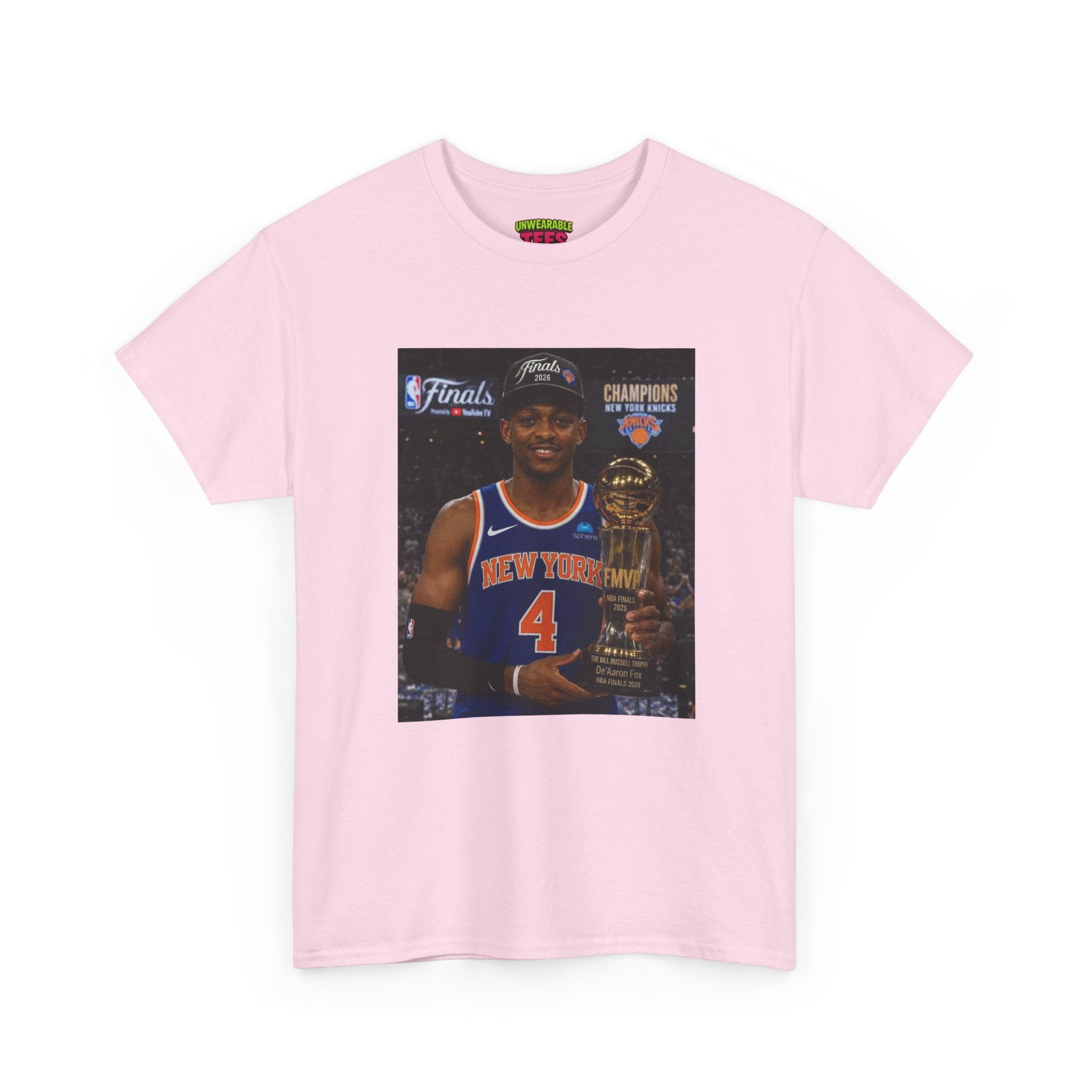 De'Aaron Fox New York Knicks 2026 NBA Finals MVP T-Shirt