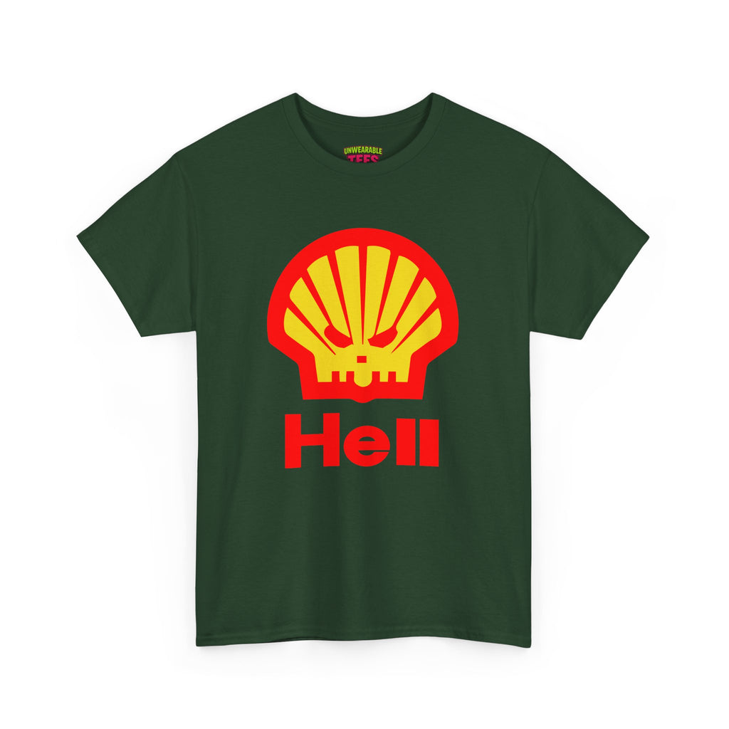 Shell Parody Logo "Hell" T-Shirt