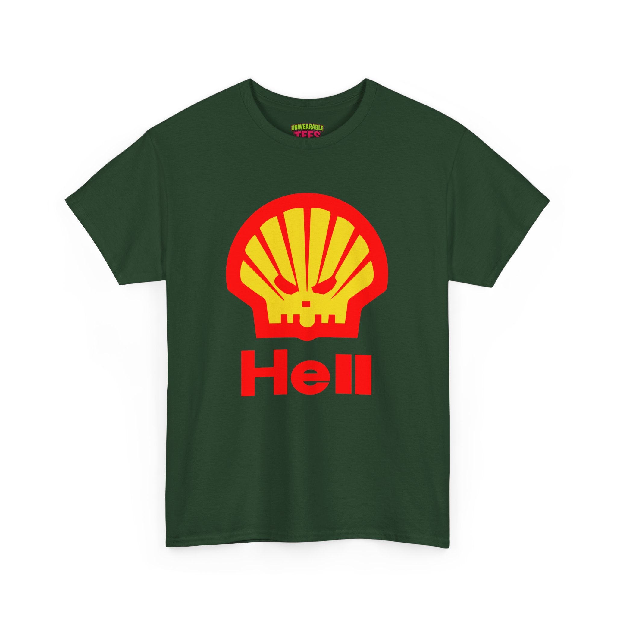 Shell Parody Logo "Hell" T-Shirt