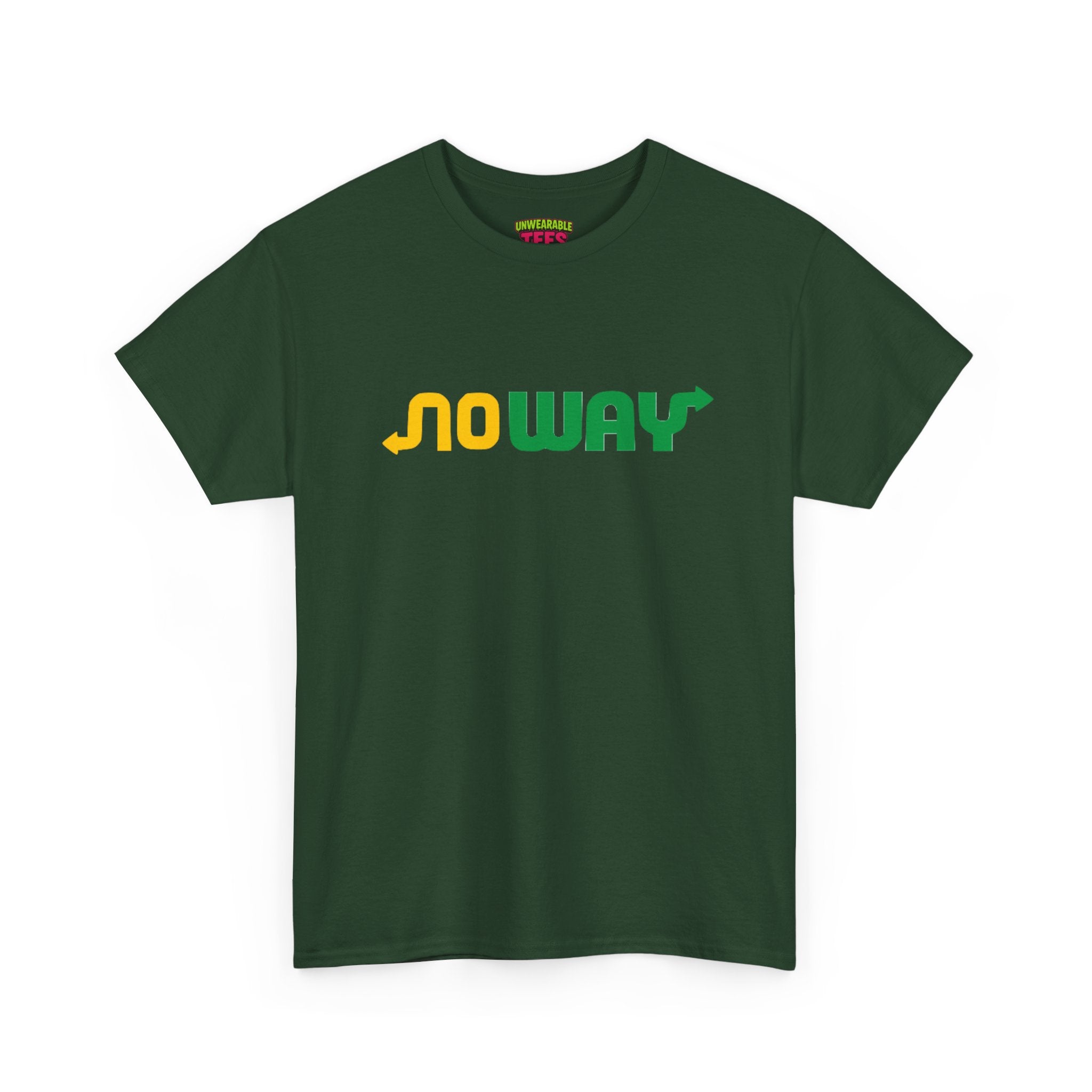 Subway Parody Logo "No way" T-Shirt