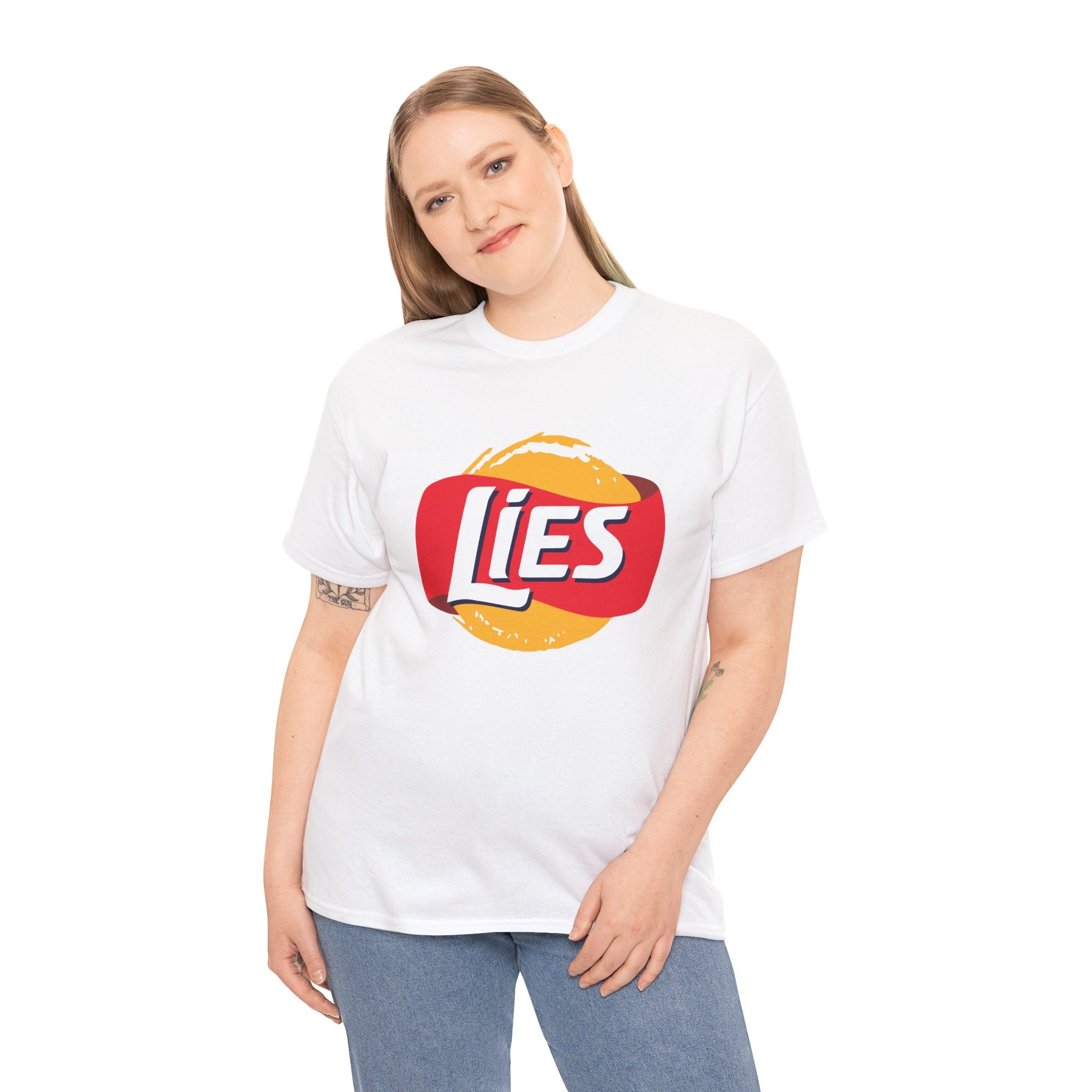 Lay's Parody Logo "Lies" T-Shirt