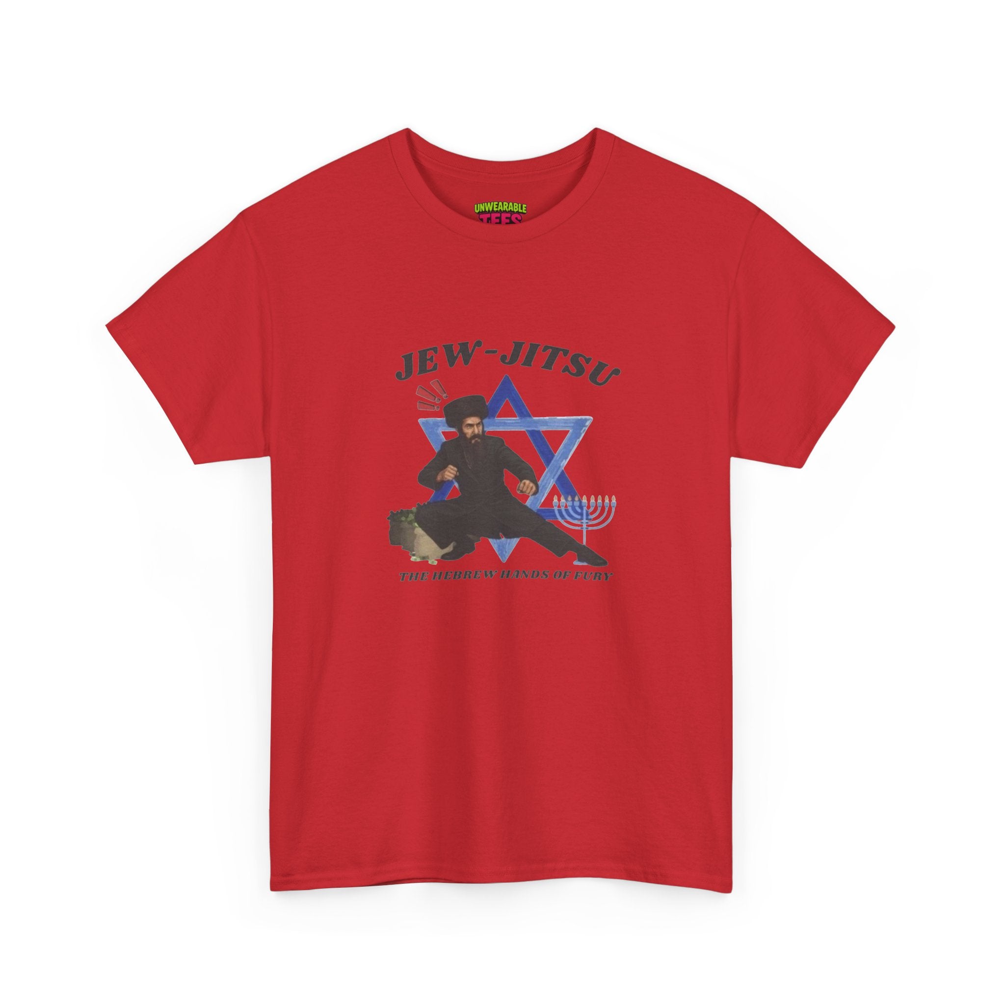 Jew-Jitsu The Hebrew Hands of Fury T-Shirt
