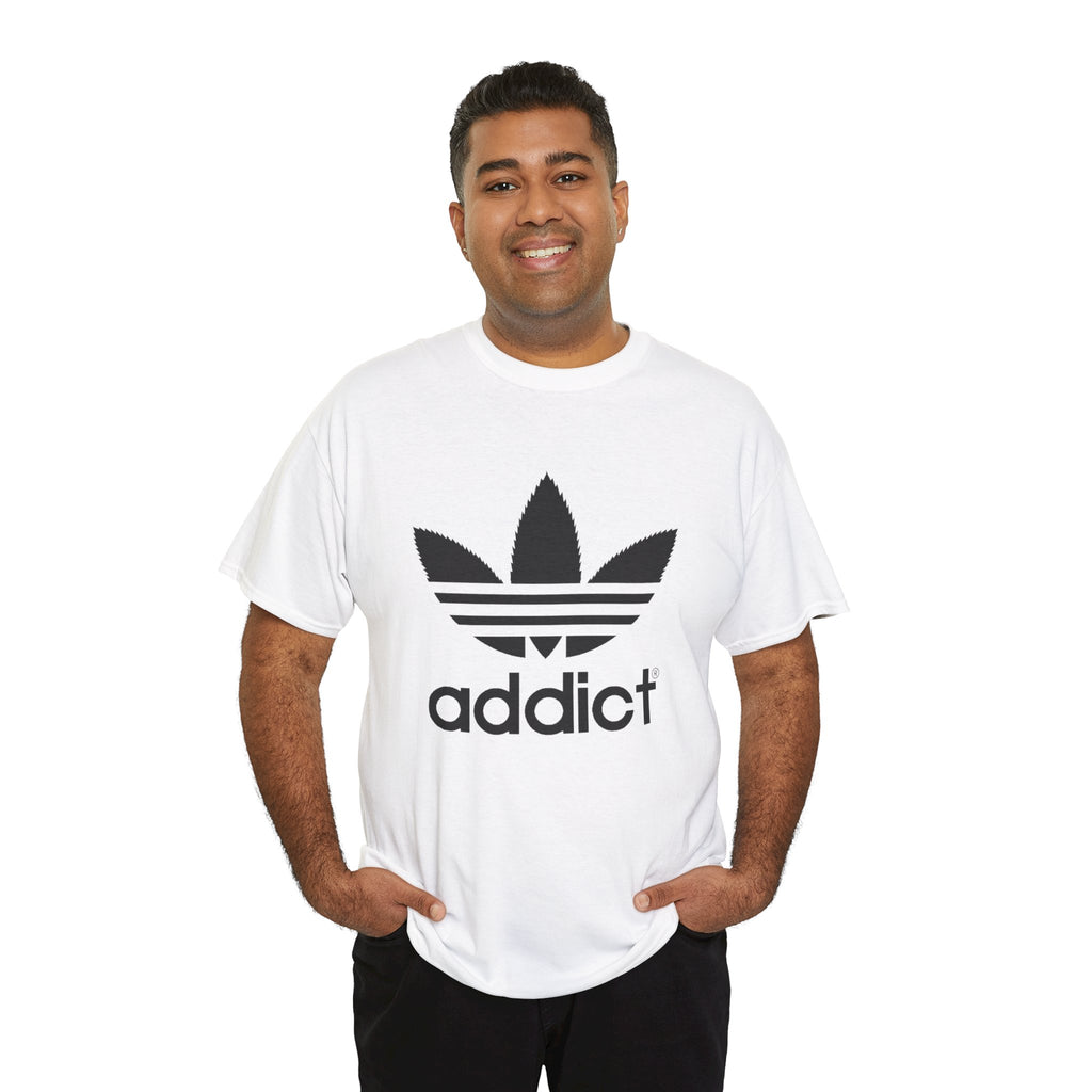 Adidas Parody Logo "Addict" T-Shirt