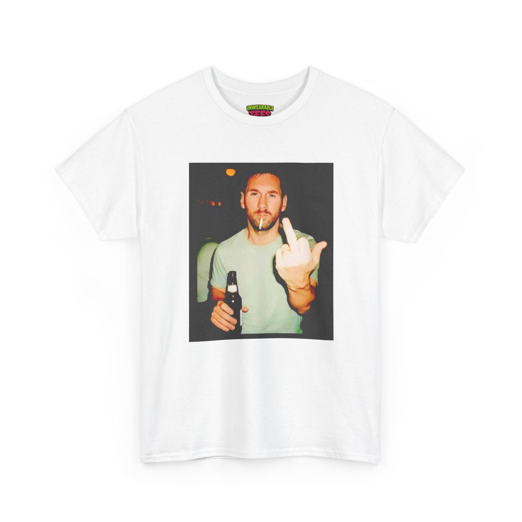Lionel Messi Happy Hour Middle Finger T-Shirt